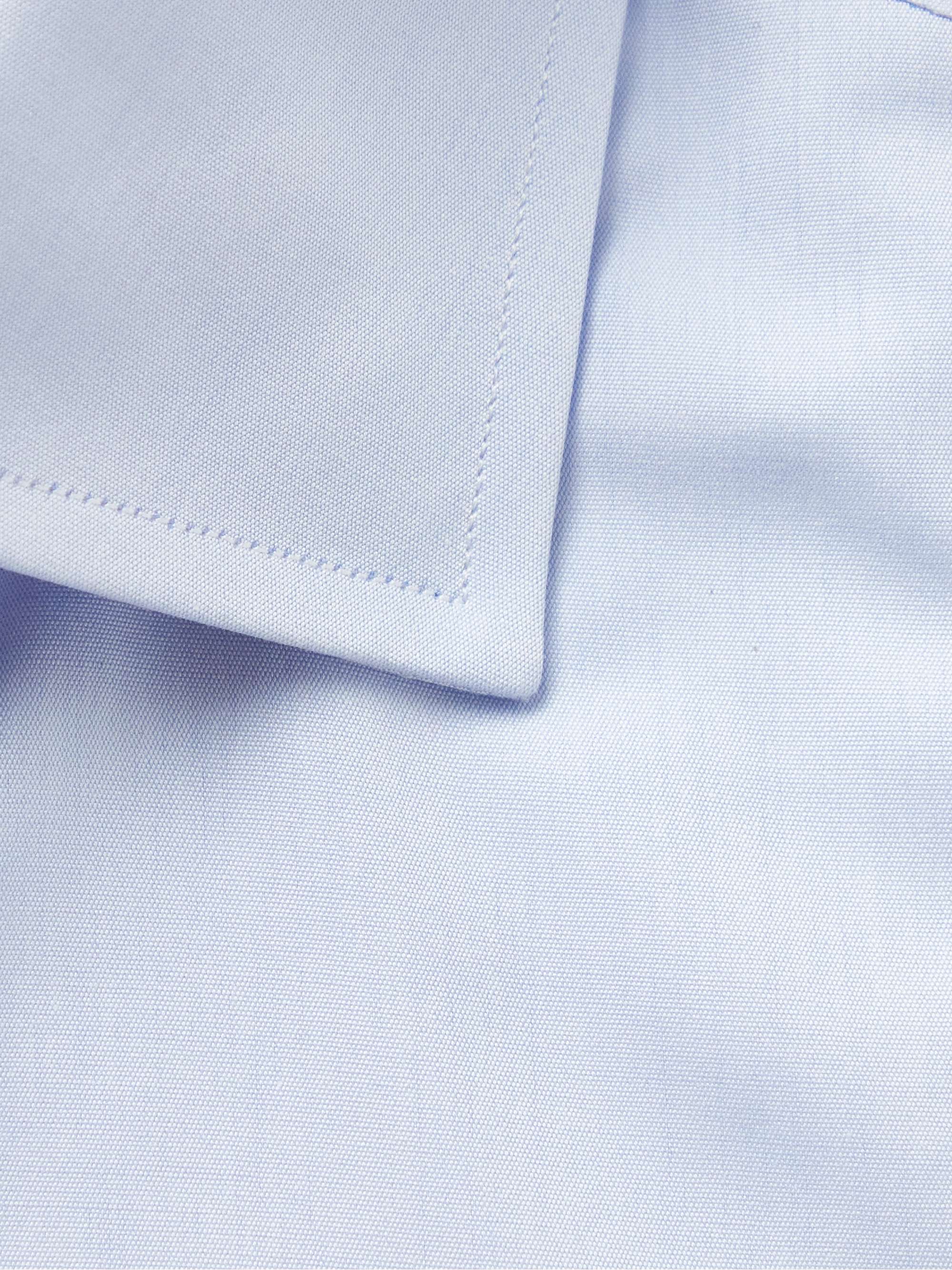 BRIONI Cutaway-Collar Cotton Oxford Shirt