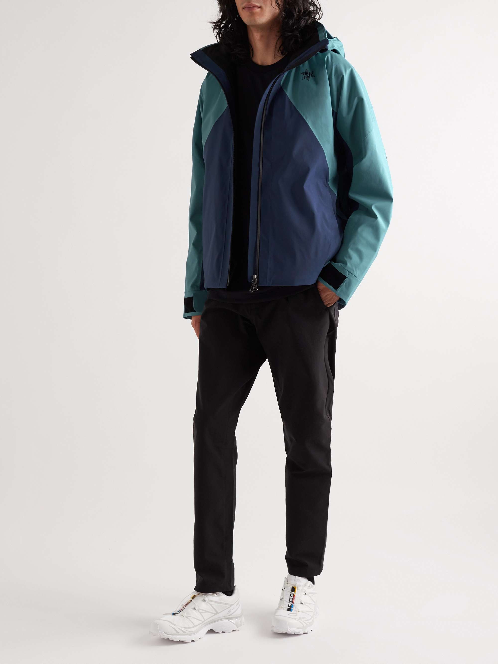 GOLDWIN Two-Tone Hooded Ski Jacket