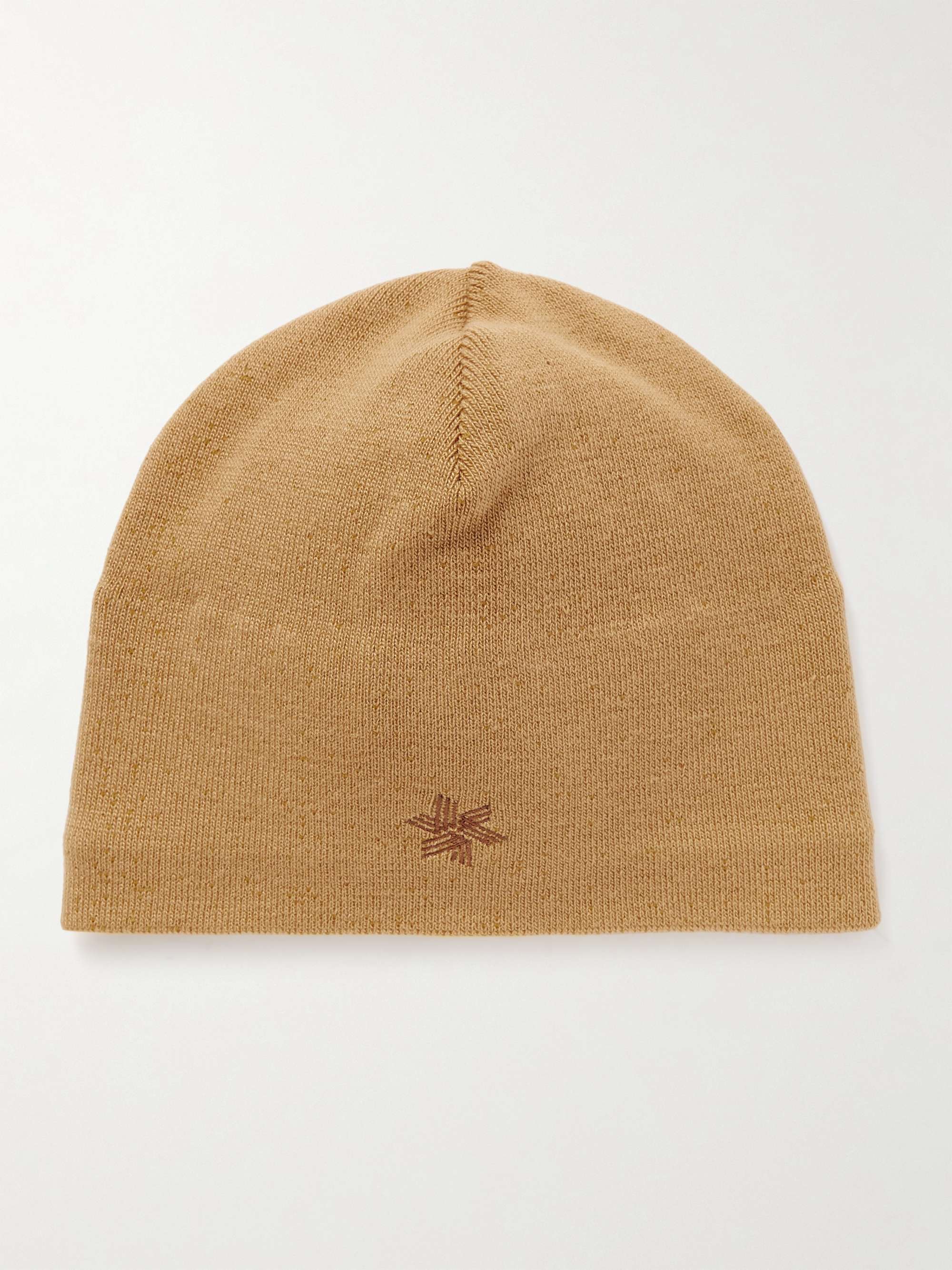 GOLDWIN Logo-Embroidered Knitted Ski Beanie