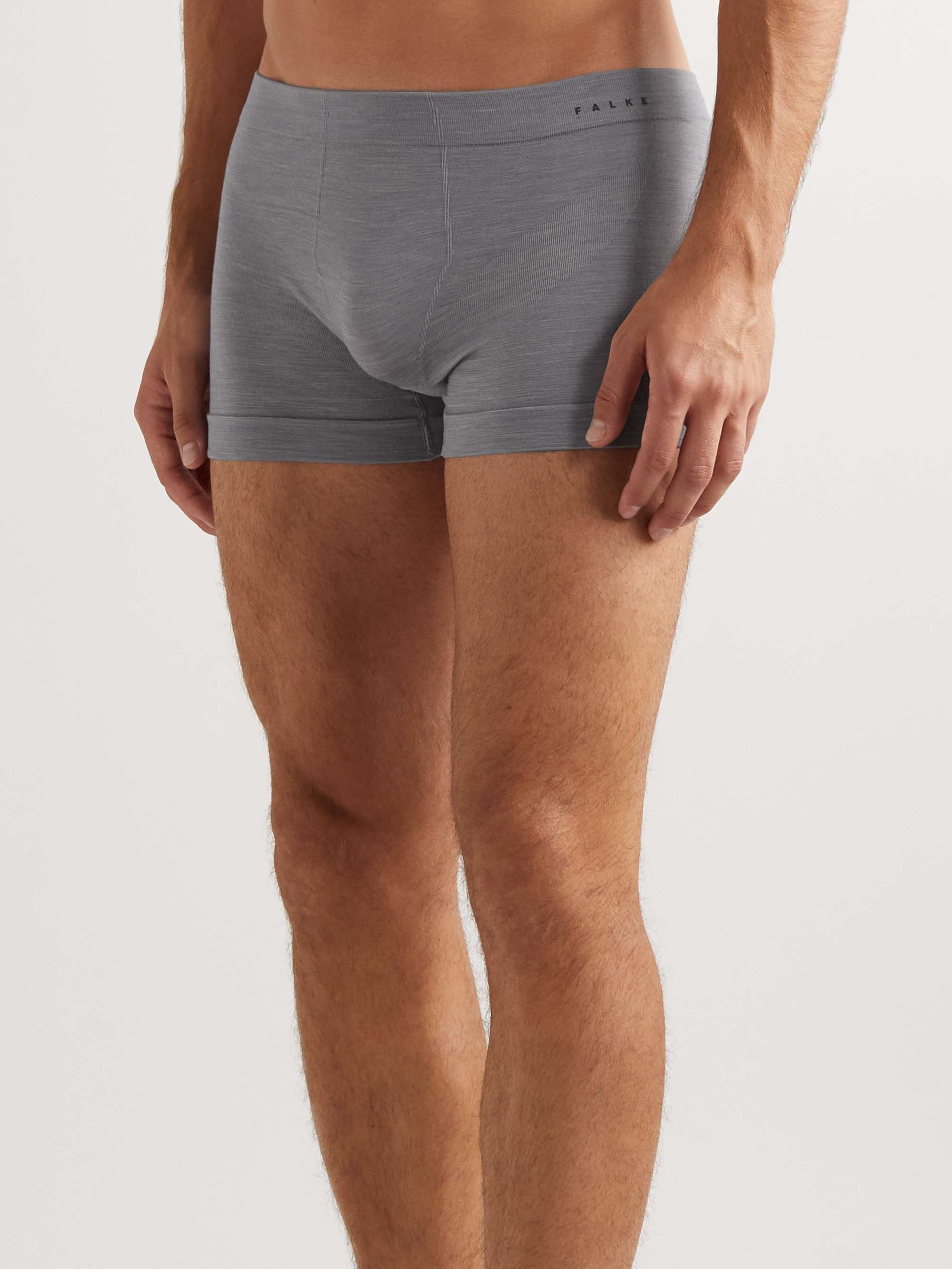 FALKE ERGONOMIC SPORT SYSTEM Wool-Blend Boxer Briefs