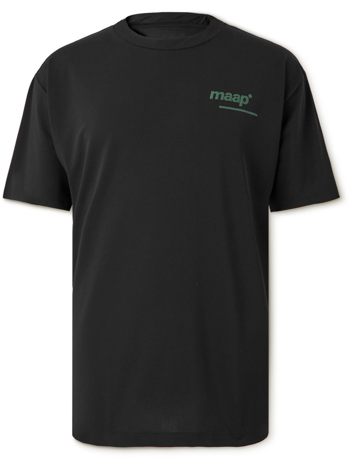 Maap Training Logo-print Recycled-jersey T-shirt In Black