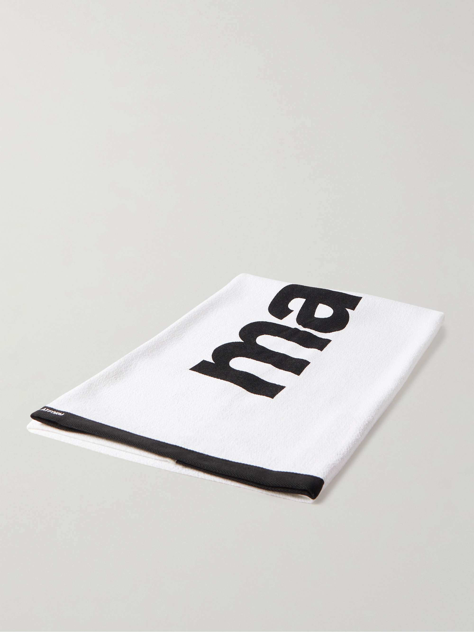MAAP Training Logo-Print Canvas-Trimmed Terry Towel