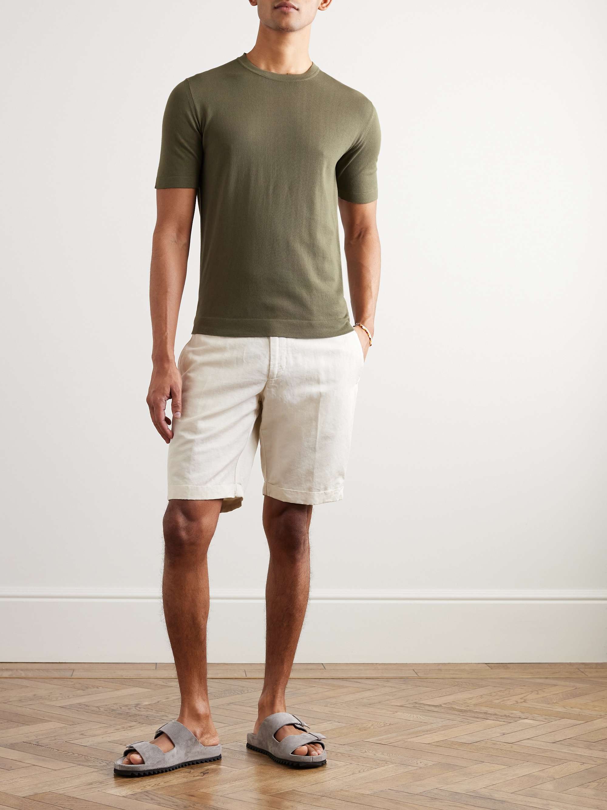 ALTEA Slim-Fit Lyocell and Cotton-Blend Jersey T-Shirt