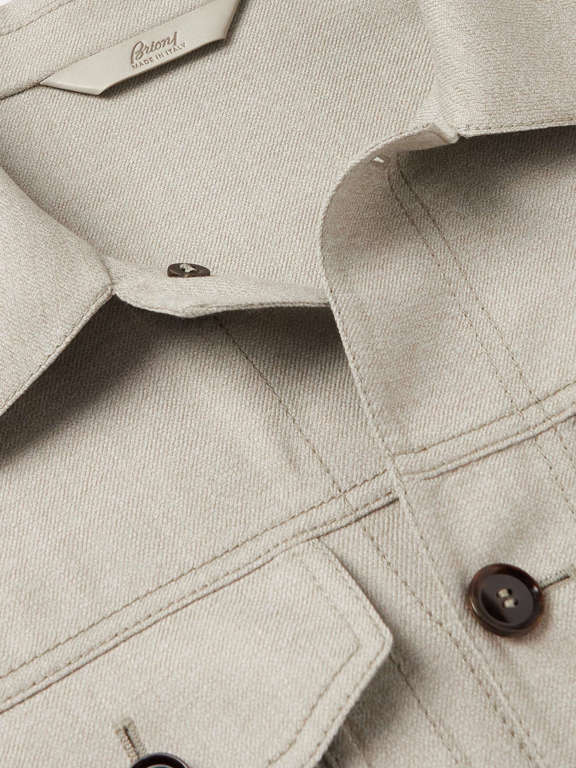 BRIONI Wool-Blend Trucker Jacket