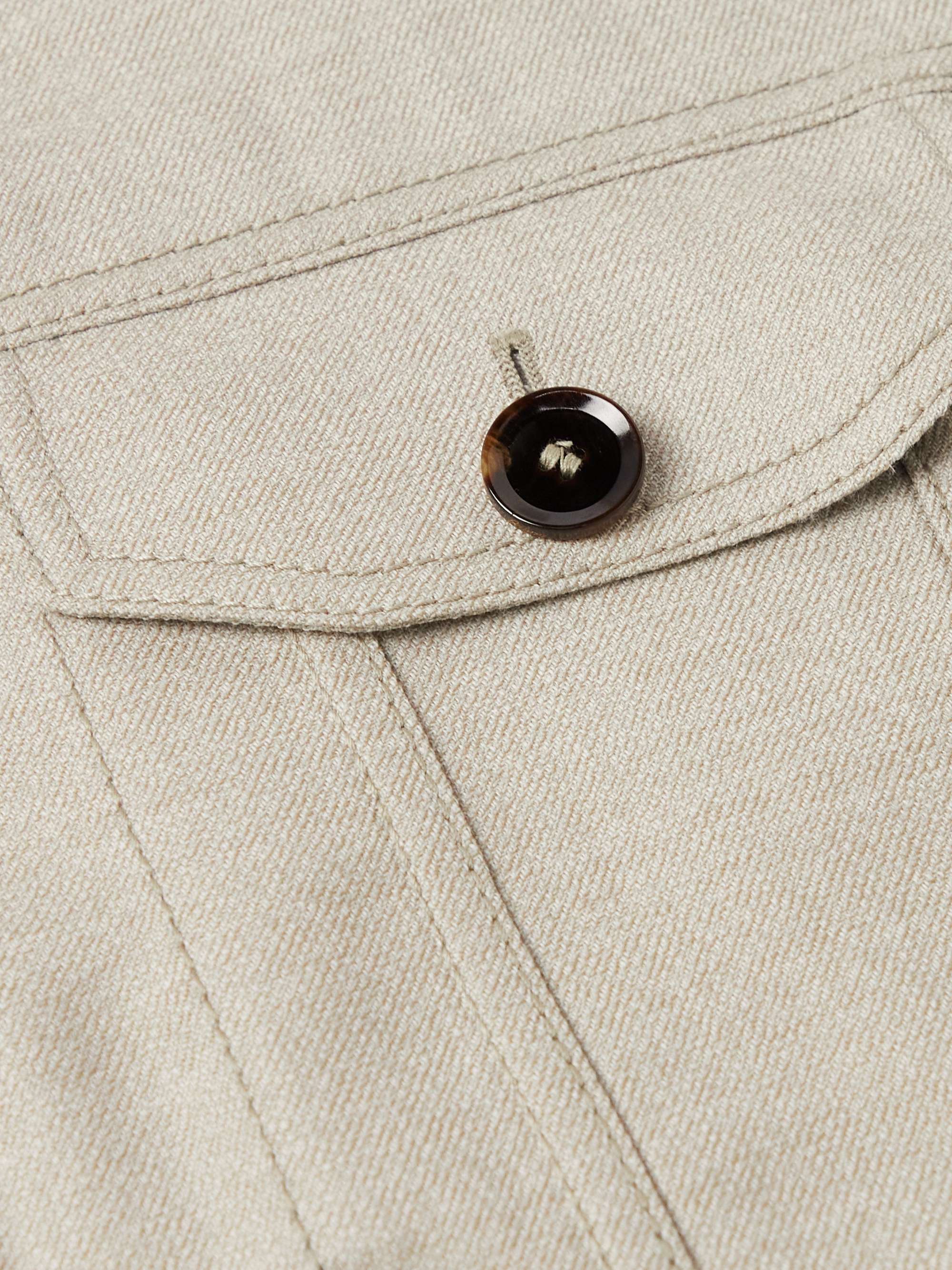 BRIONI Wool-Blend Trucker Jacket