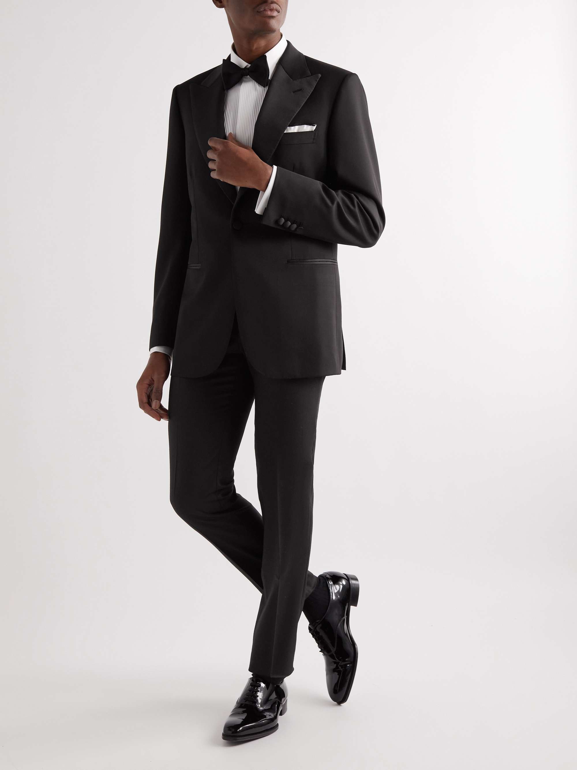 BRIONI Virgilio Silk-Trimmed Wool Tuxedo Jacket for Men | MR PORTER