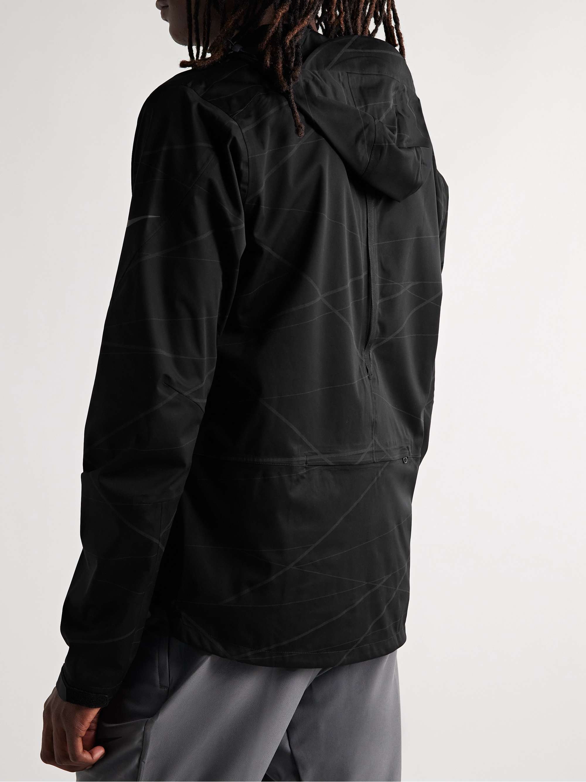 NIKE RUNNING Run Division Printed Storm-FIT Hooded Jacket