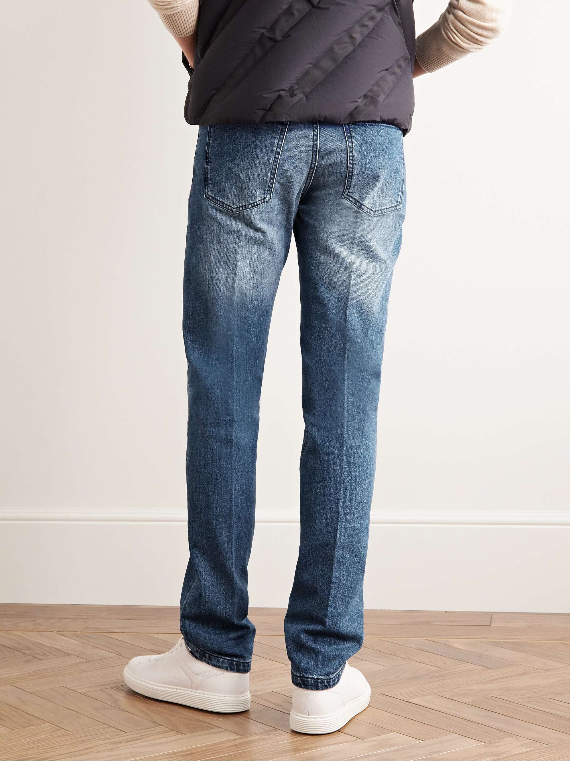 KITON Slim-Fit Straight-Leg Selvedge Jeans