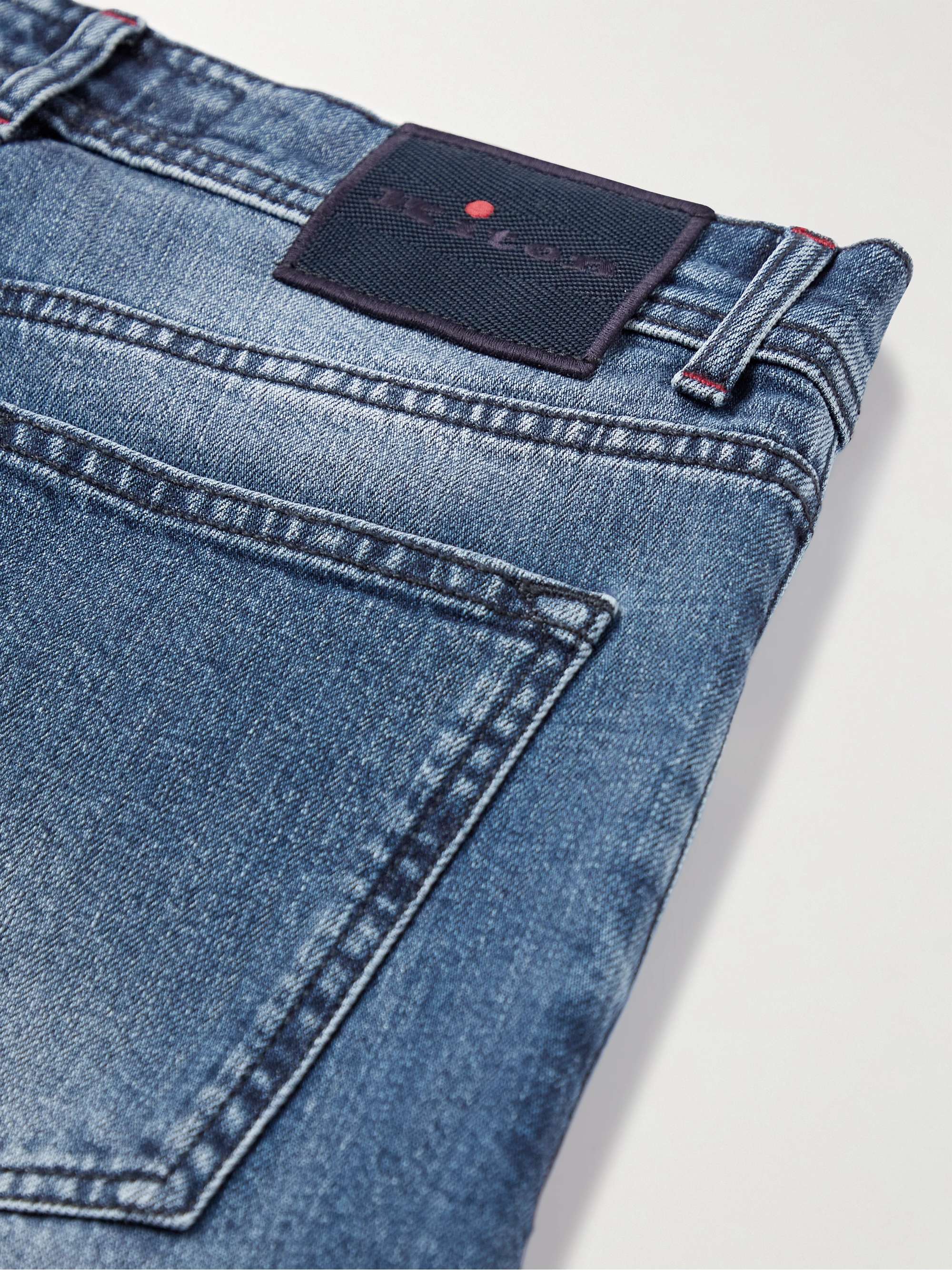 KITON Slim-Fit Straight-Leg Selvedge Jeans