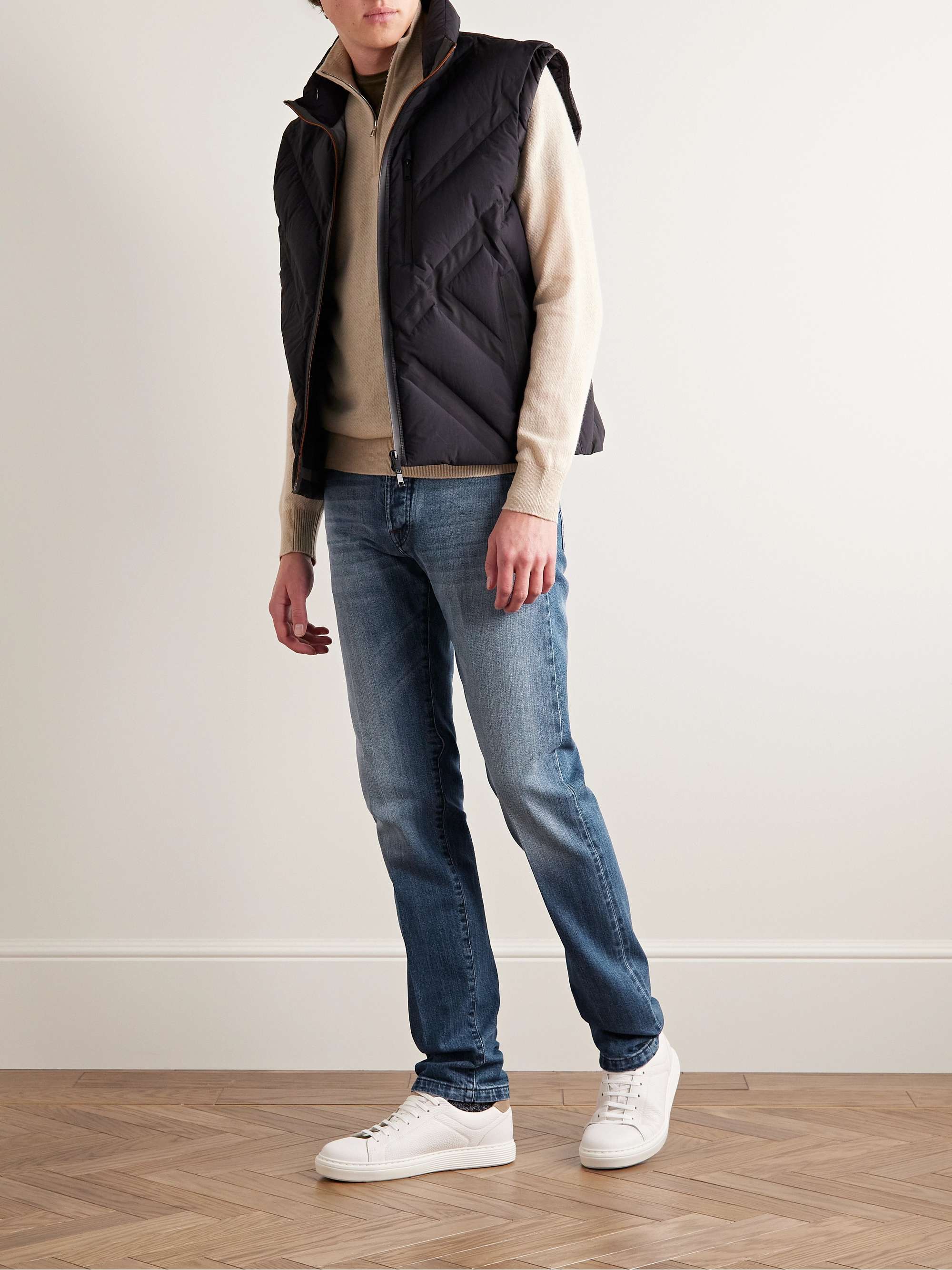 KITON Slim-Fit Straight-Leg Selvedge Jeans