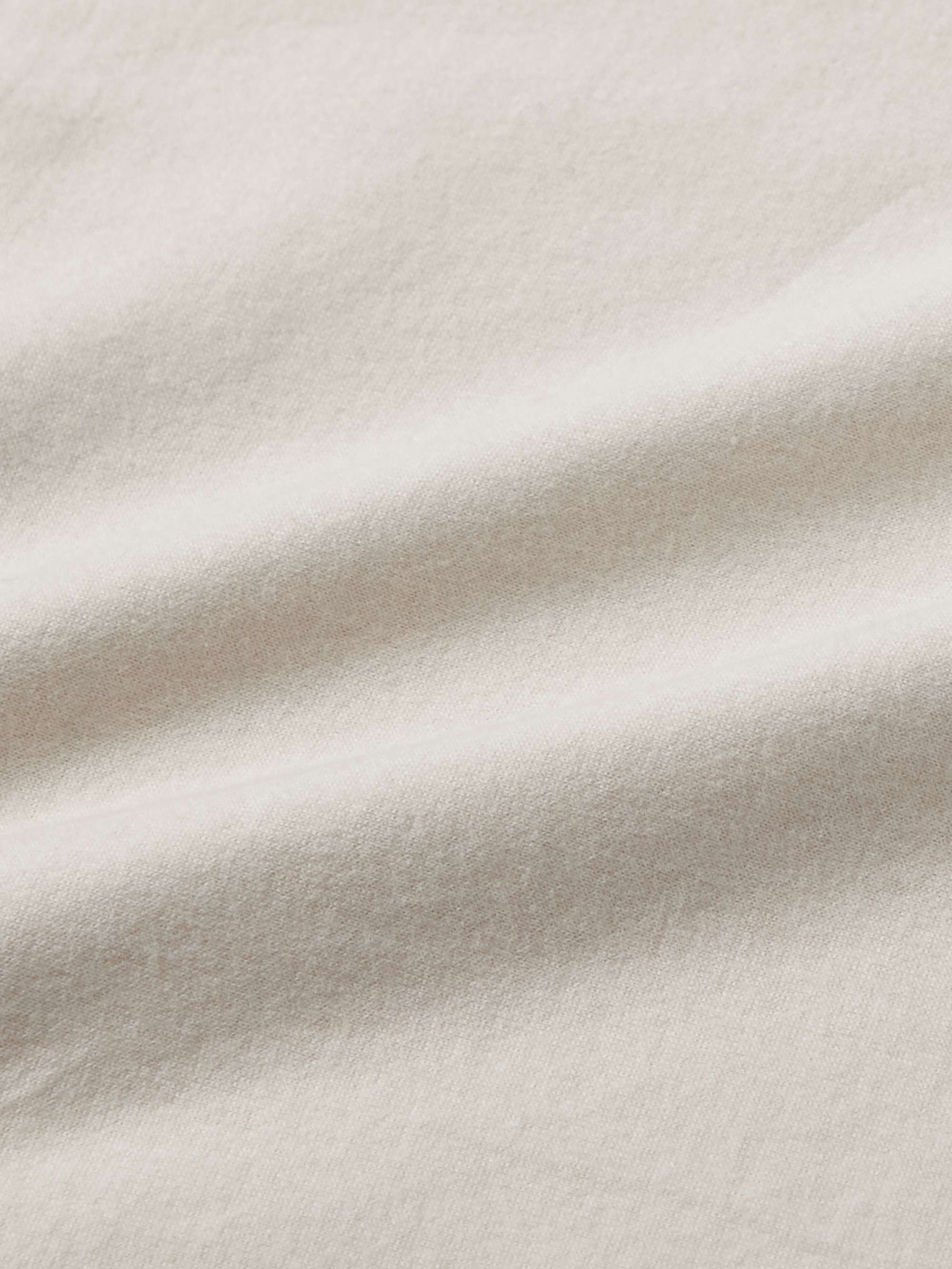 KITON Cotton and Cashmere-Blend Jersey Henley T-Shirt