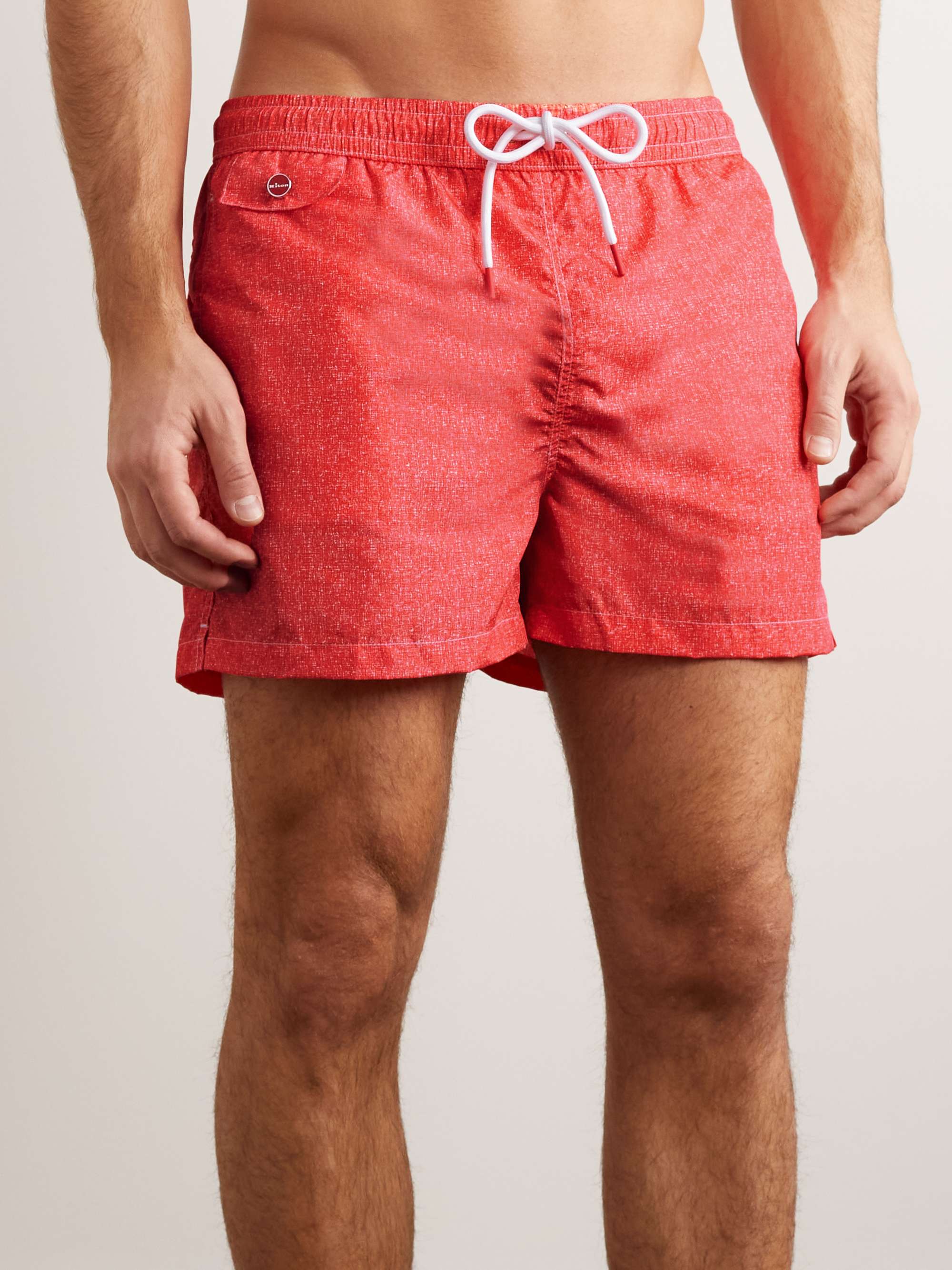 KITON StraightLeg MidLength Swim Shorts for Men MR PORTER