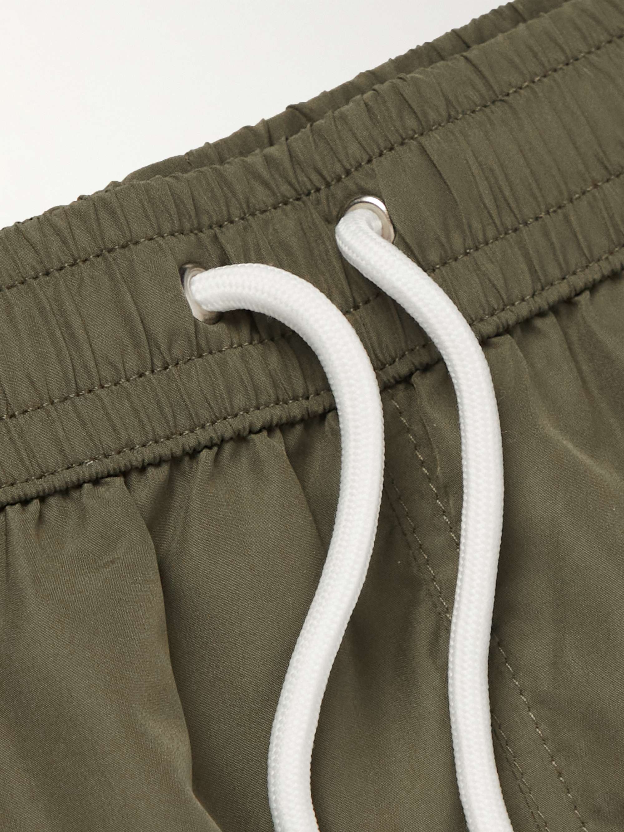 KITON Straight-Leg Mid-Length Swim Shorts