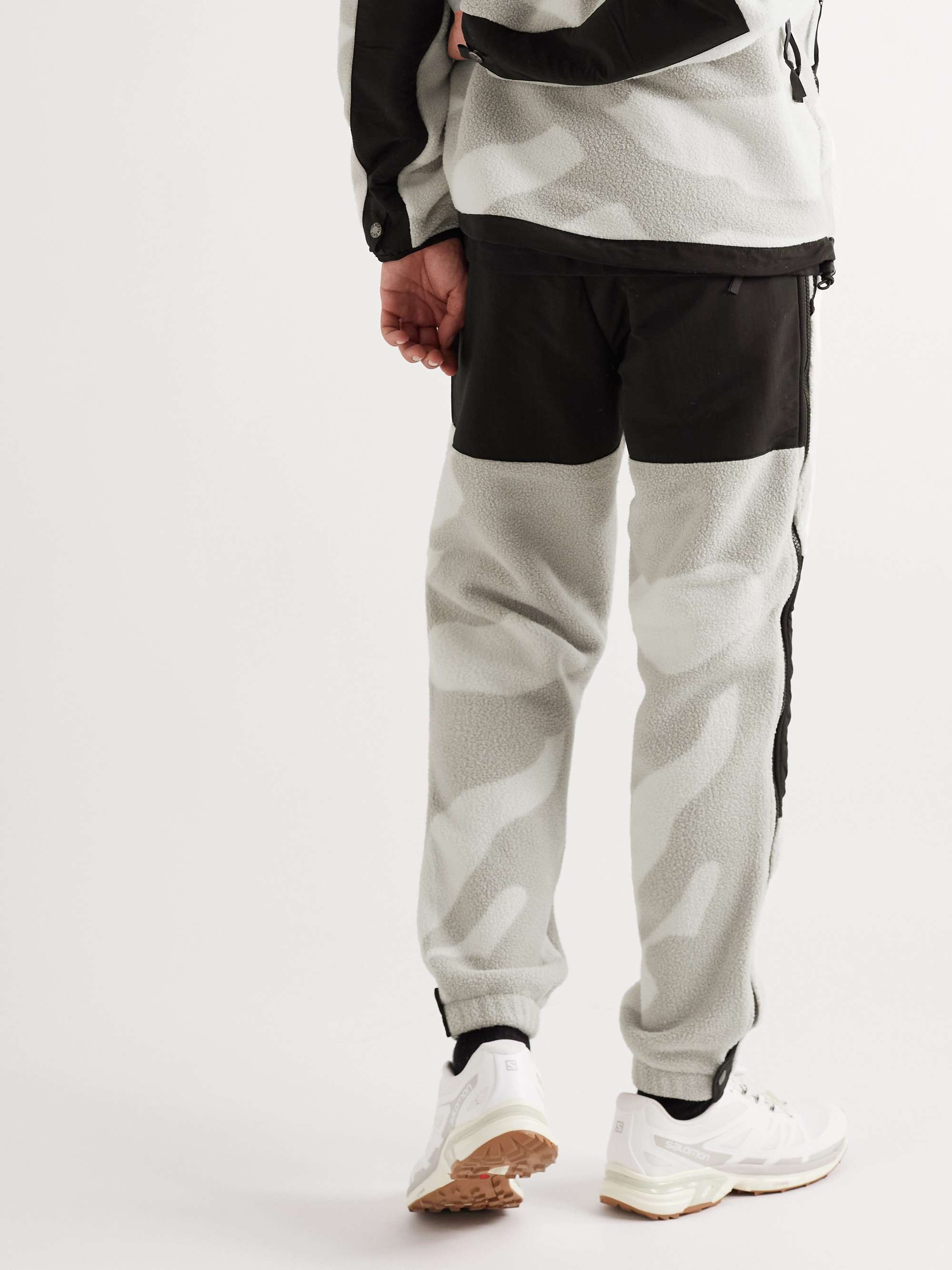 + XX KAWS Retro 1995 Denali Tapered Shell-Trimmed Fleece Sweatpants