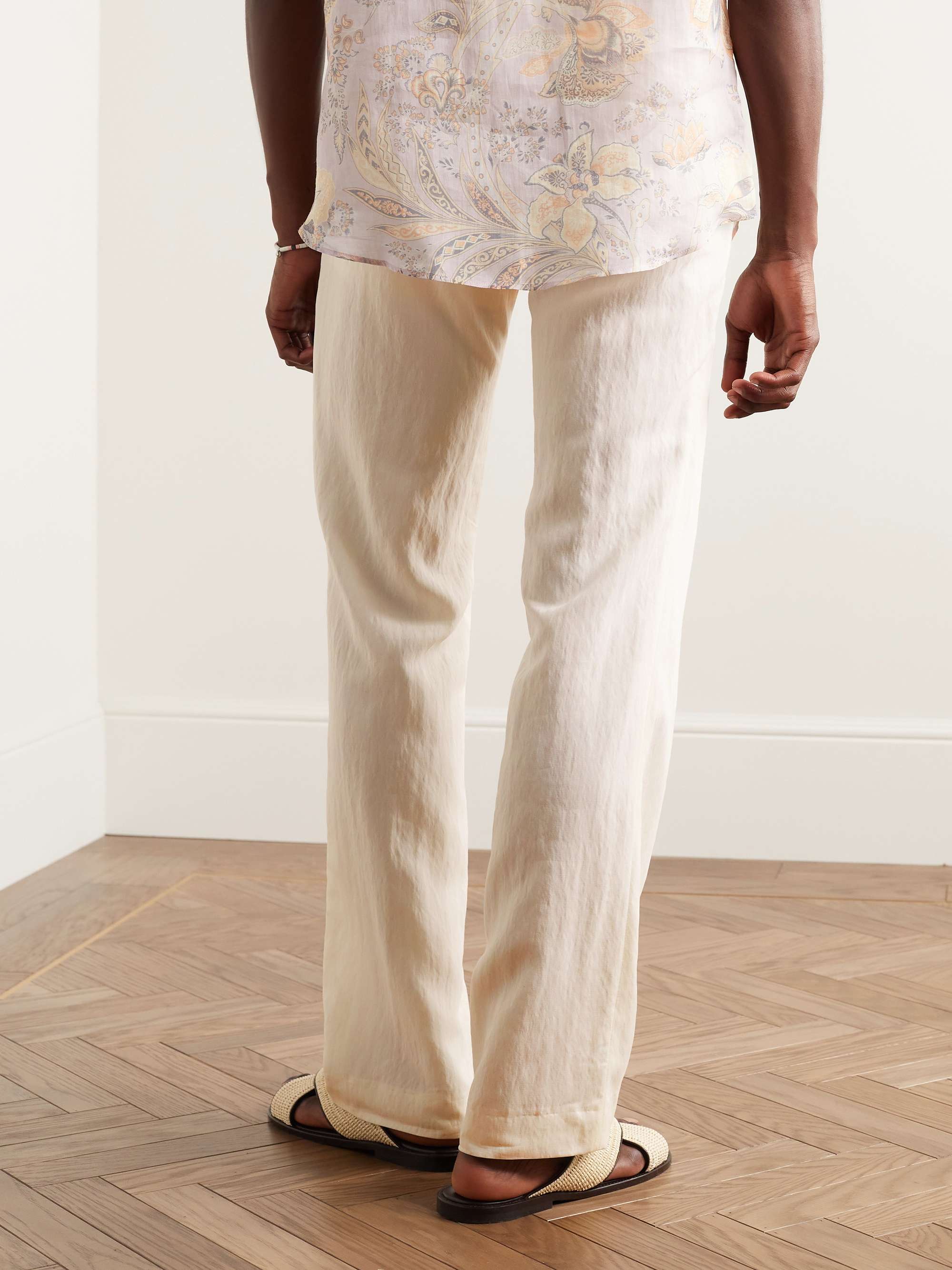 ETRO Straight-Leg Lyocell-Blend Suit Trousers