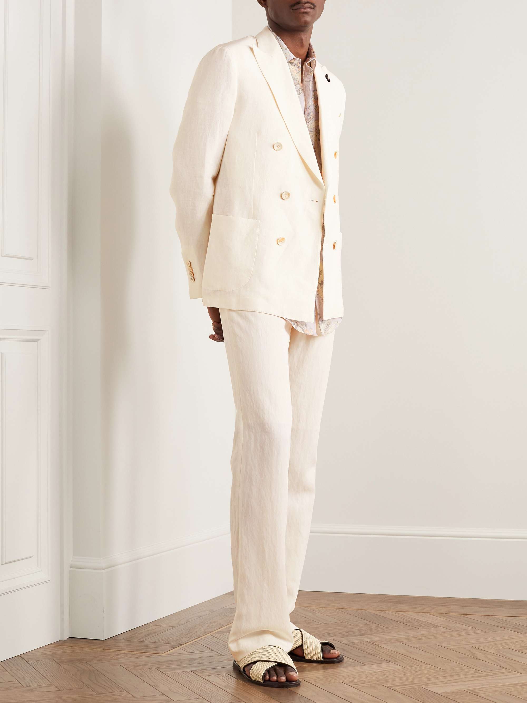 ETRO Straight-Leg Lyocell-Blend Suit Trousers