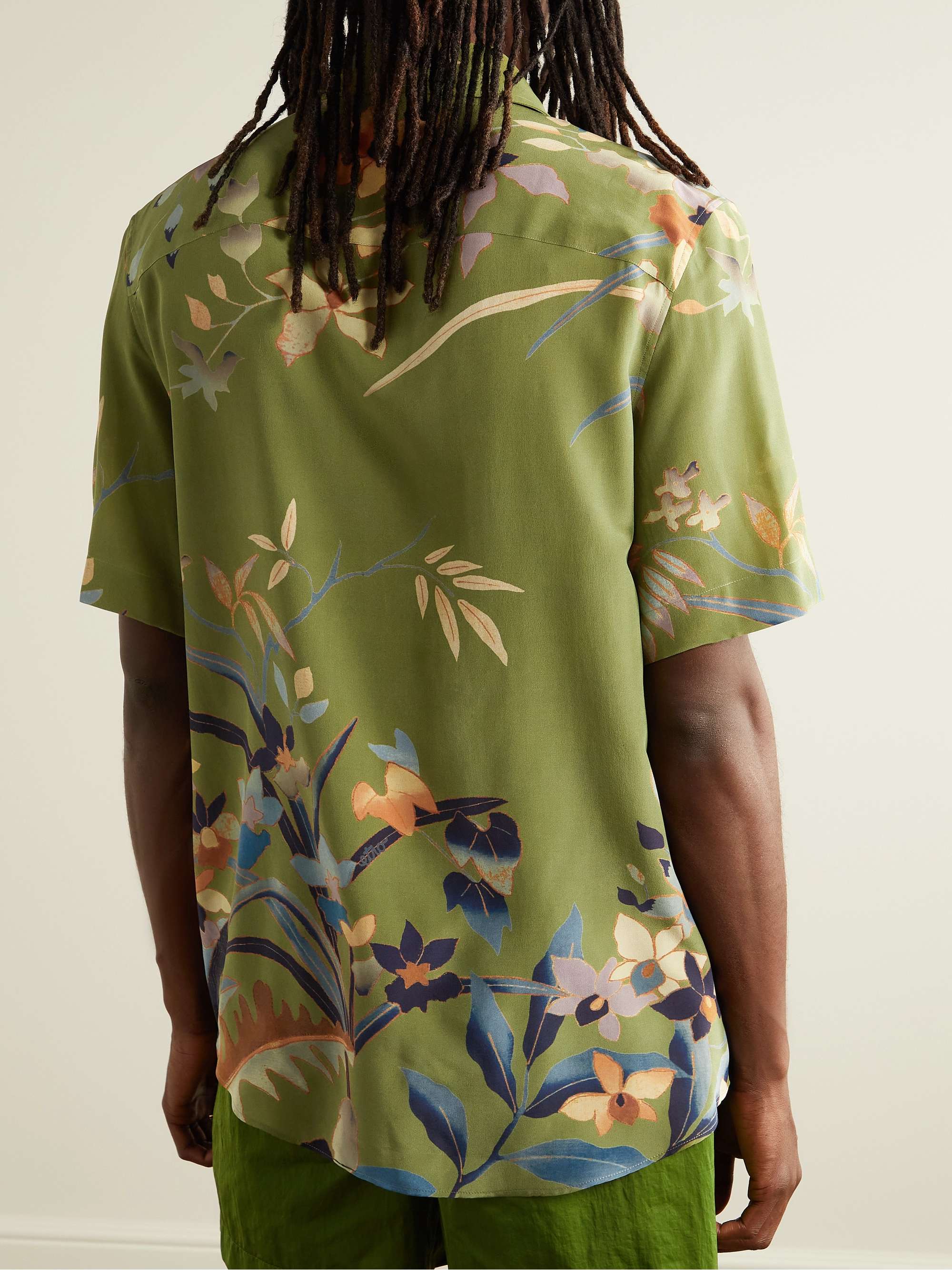 ETRO Floral-Print Silk Shirt