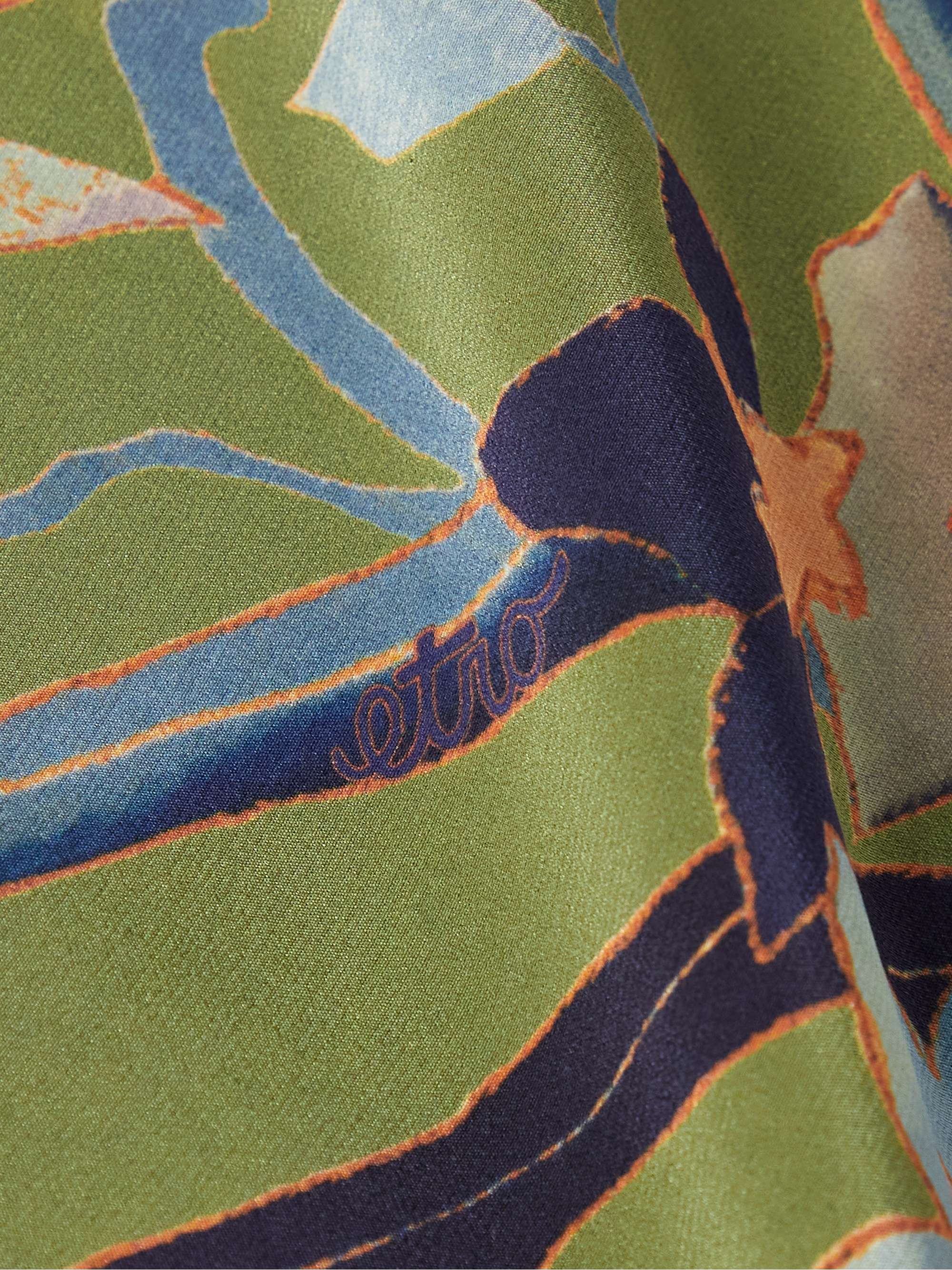 ETRO Floral-Print Silk Shirt