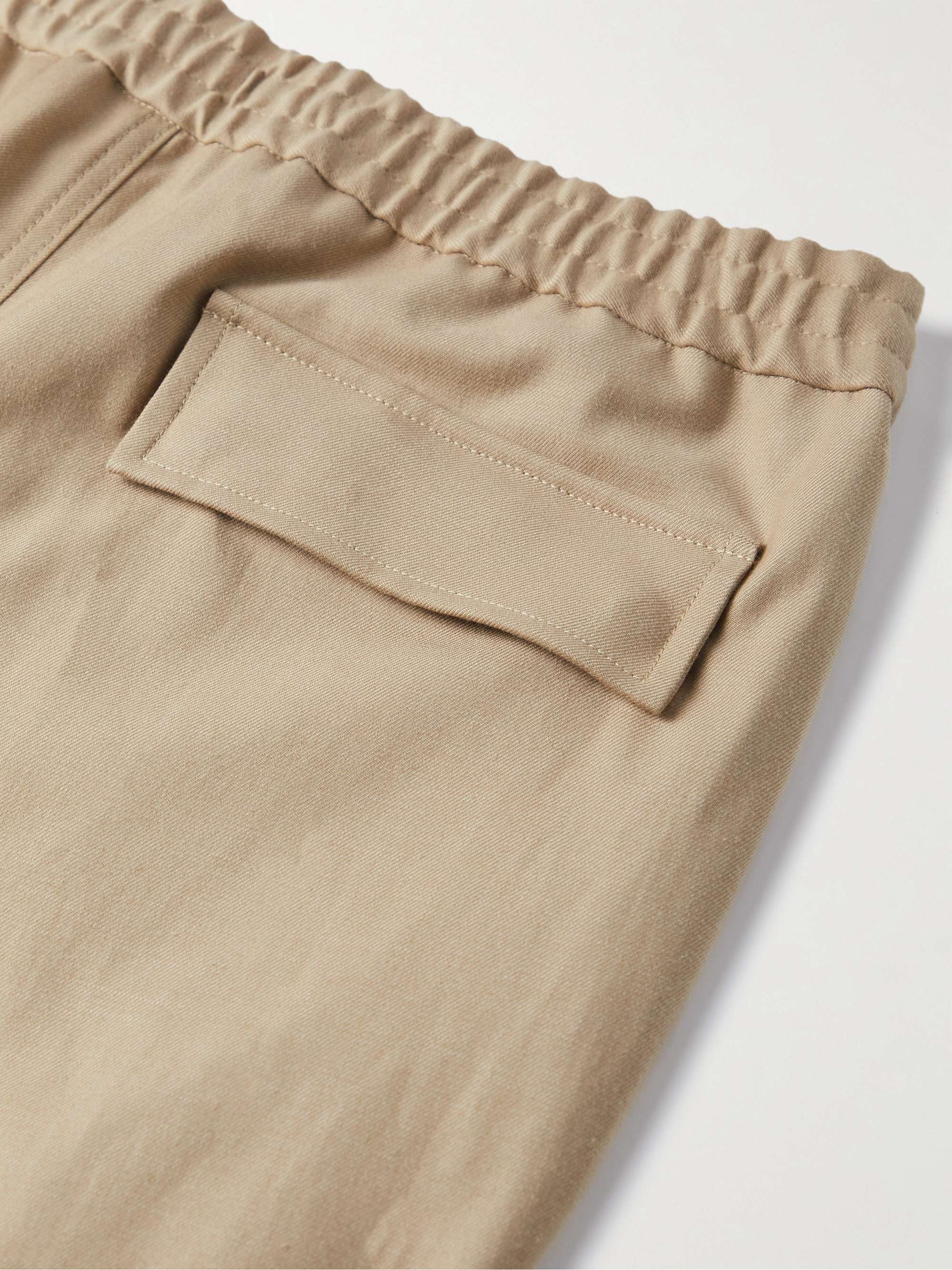 ETRO Tapered Wool-Blend Twill Drawstring Trousers