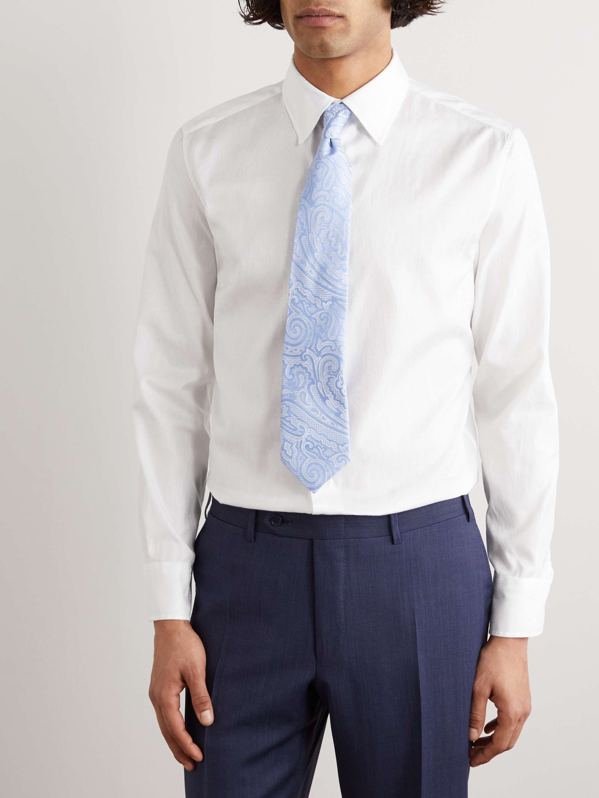 ETRO Paisley Cotton-Jacquard Shirt