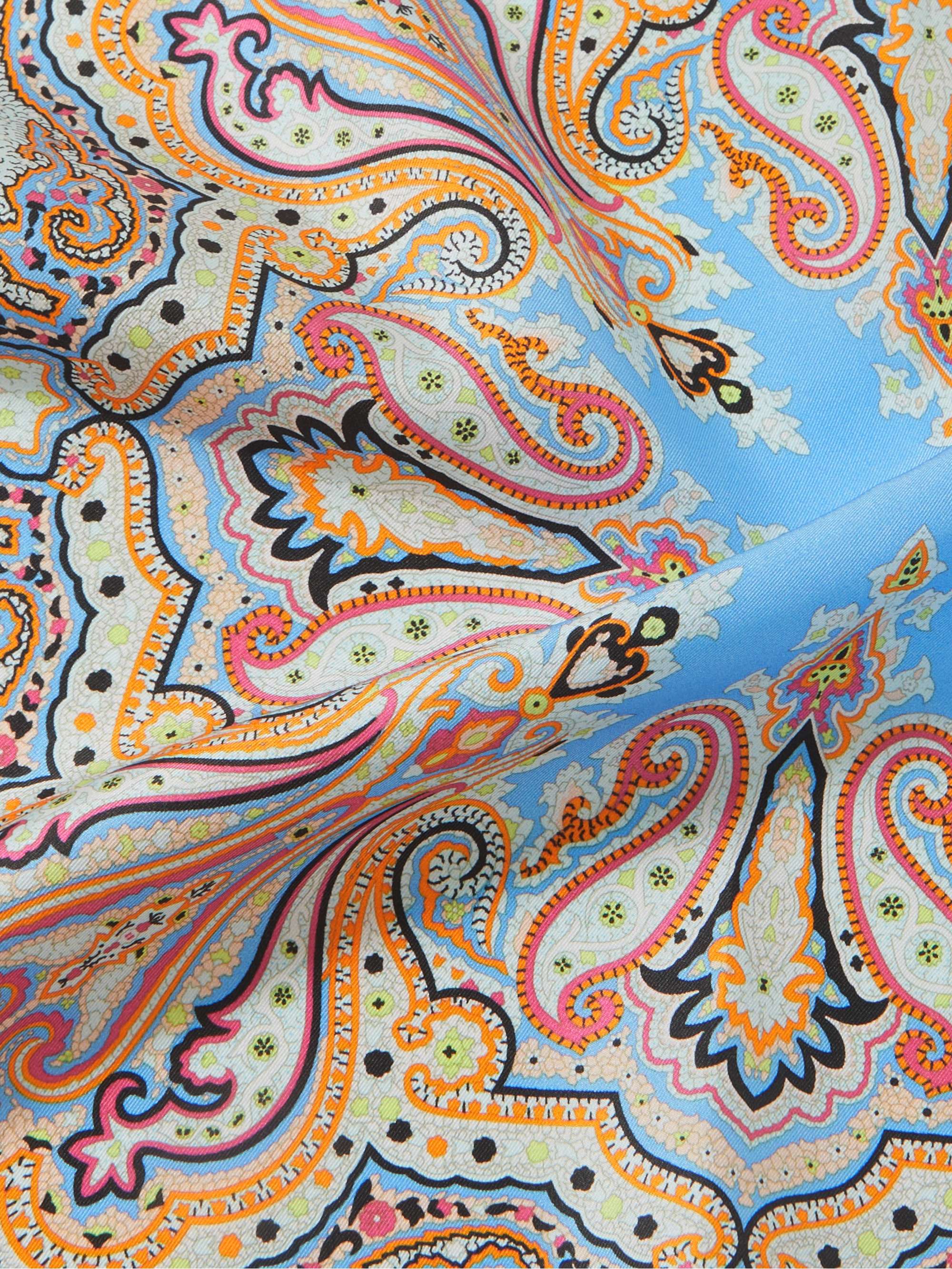 ETRO Paisley-Print Silk-Twill Pocket Square