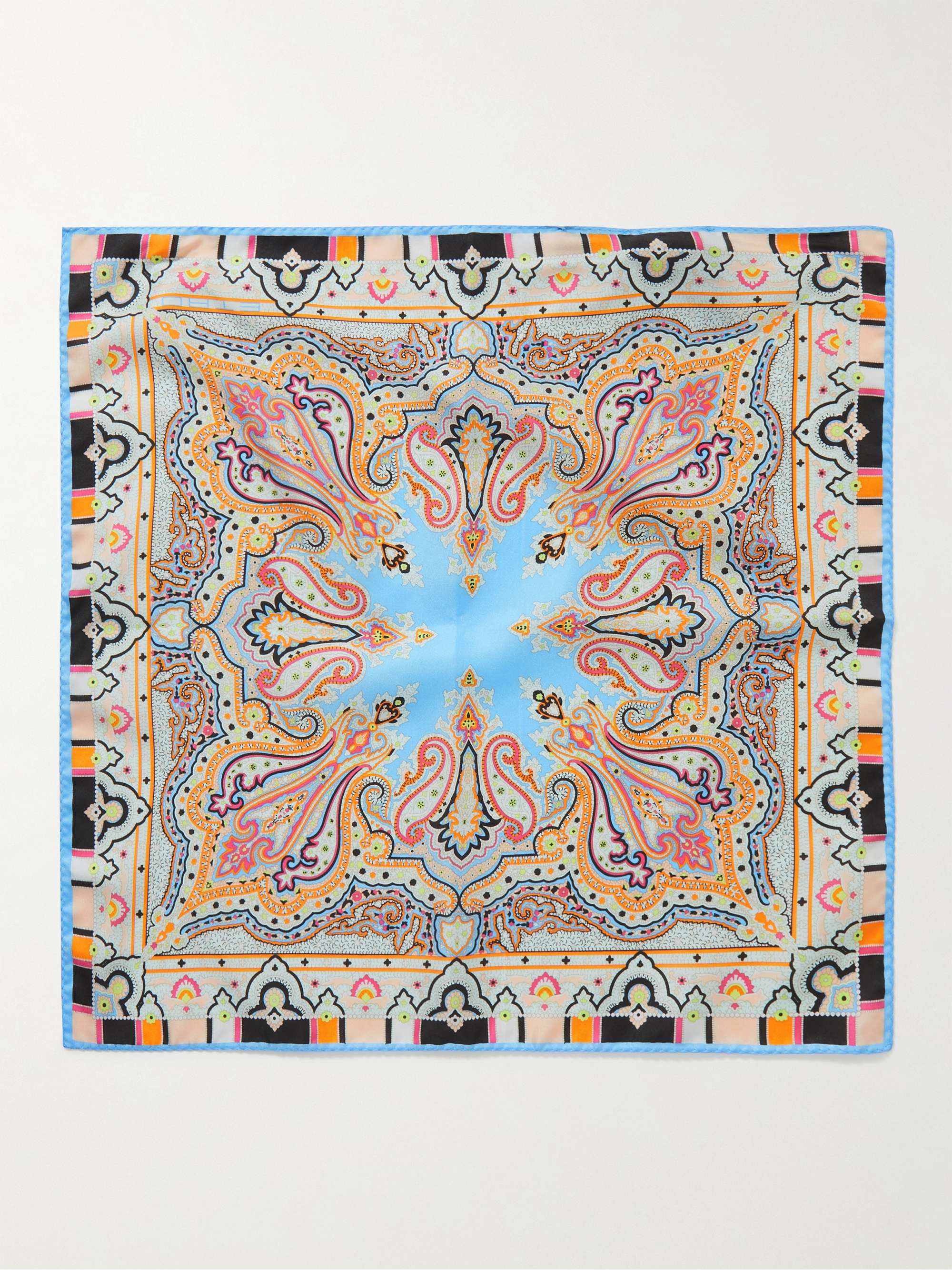 ETRO Paisley-Print Silk-Twill Pocket Square