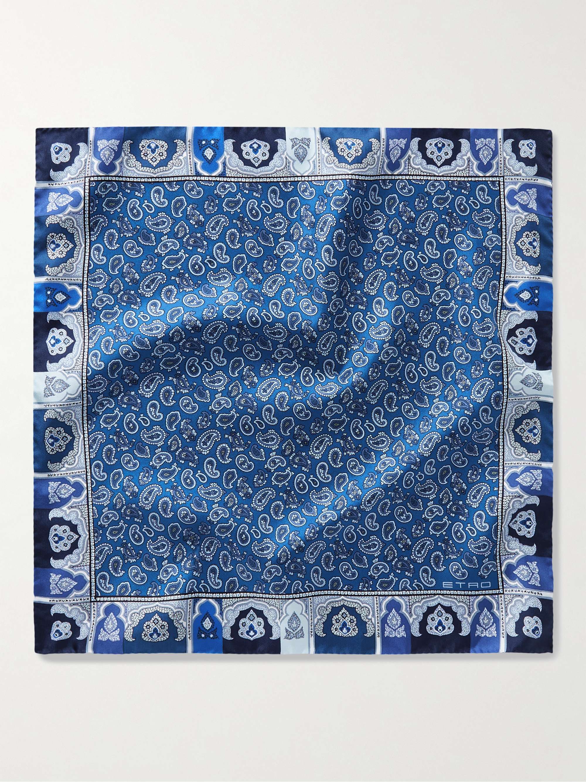 ETRO Paisley-Print Silk-Twill Pocket Square