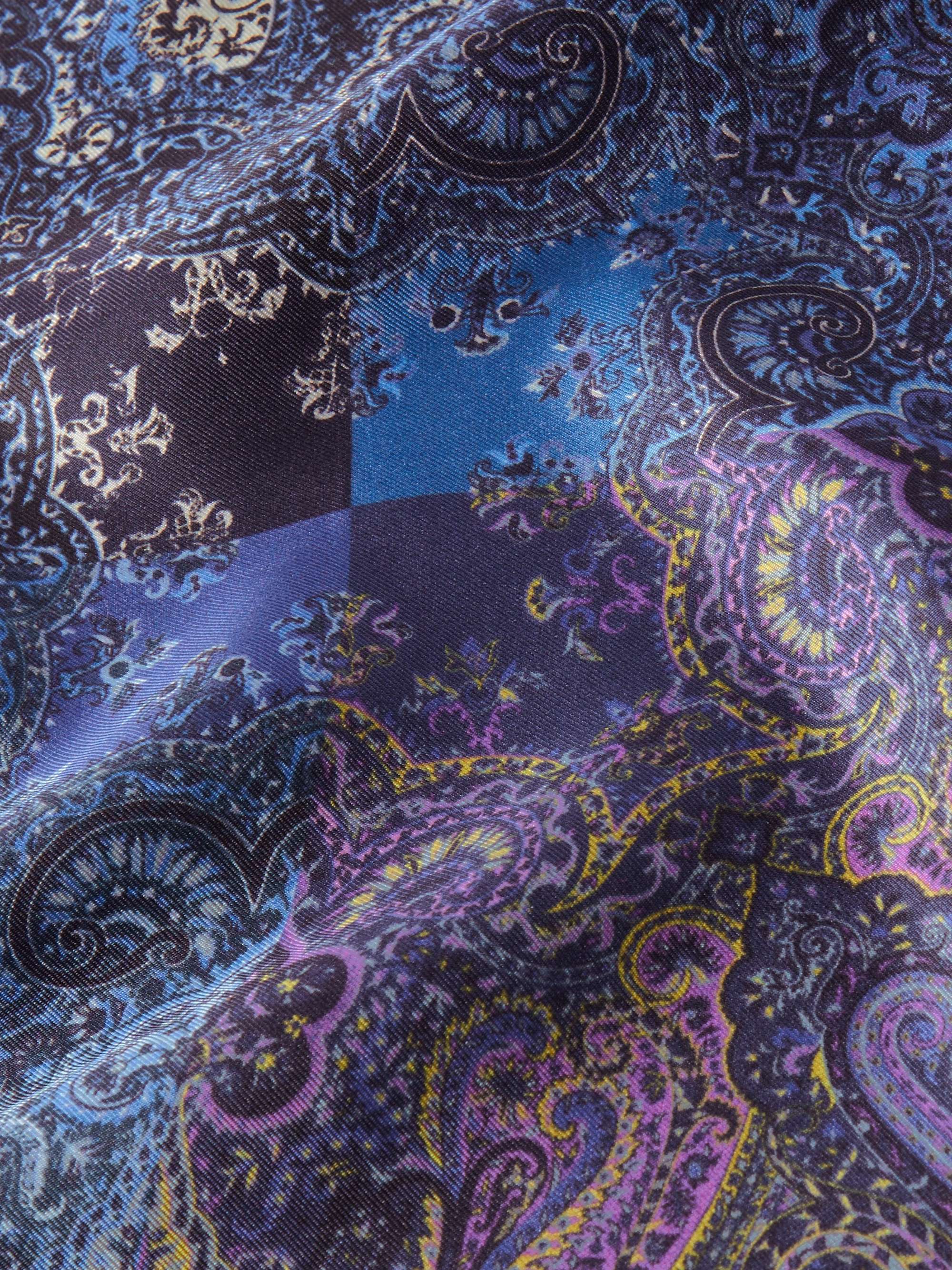 ETRO Paisley-Print Silk-Twill Pocket Square