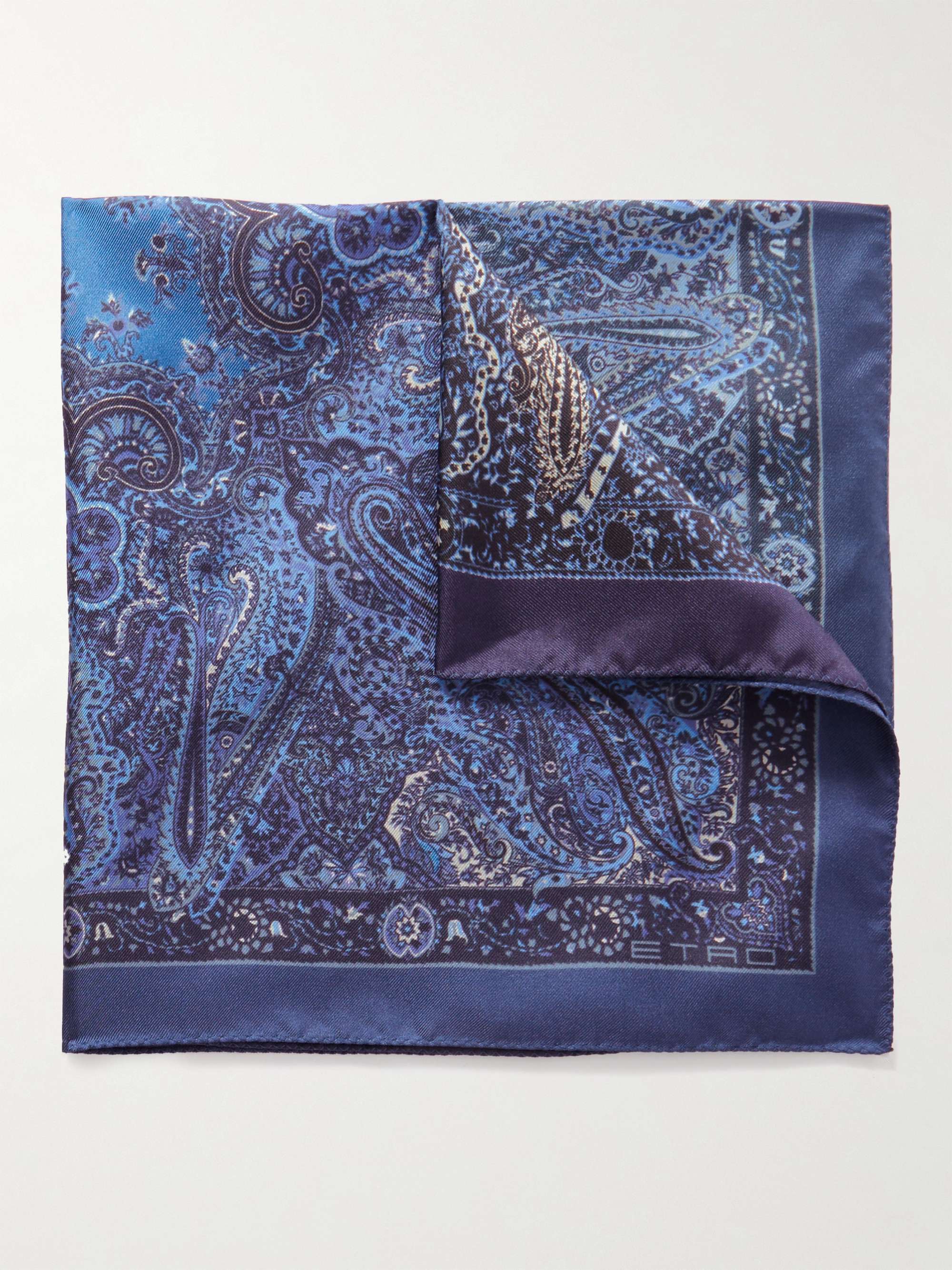 Hare Lily pakke ETRO Paisley-Print Silk-Twill Pocket Square for Men | MR PORTER