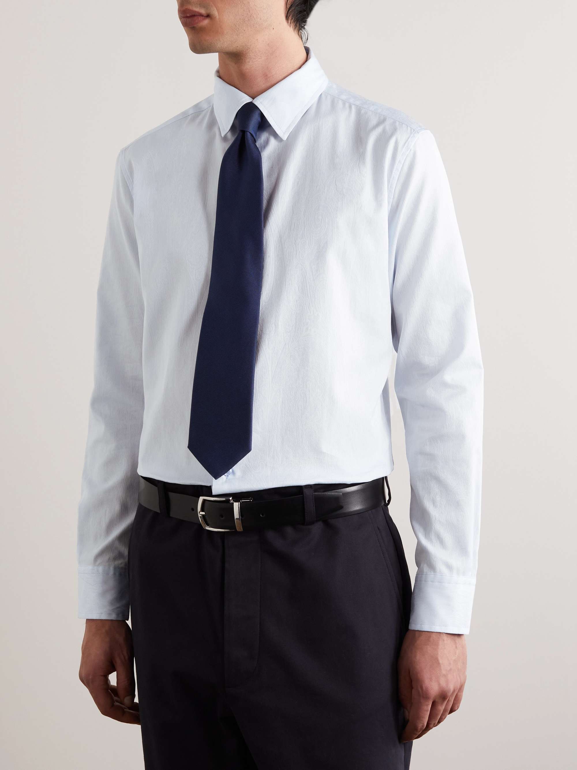 ETRO Paisley Cotton-Jacquard Shirt