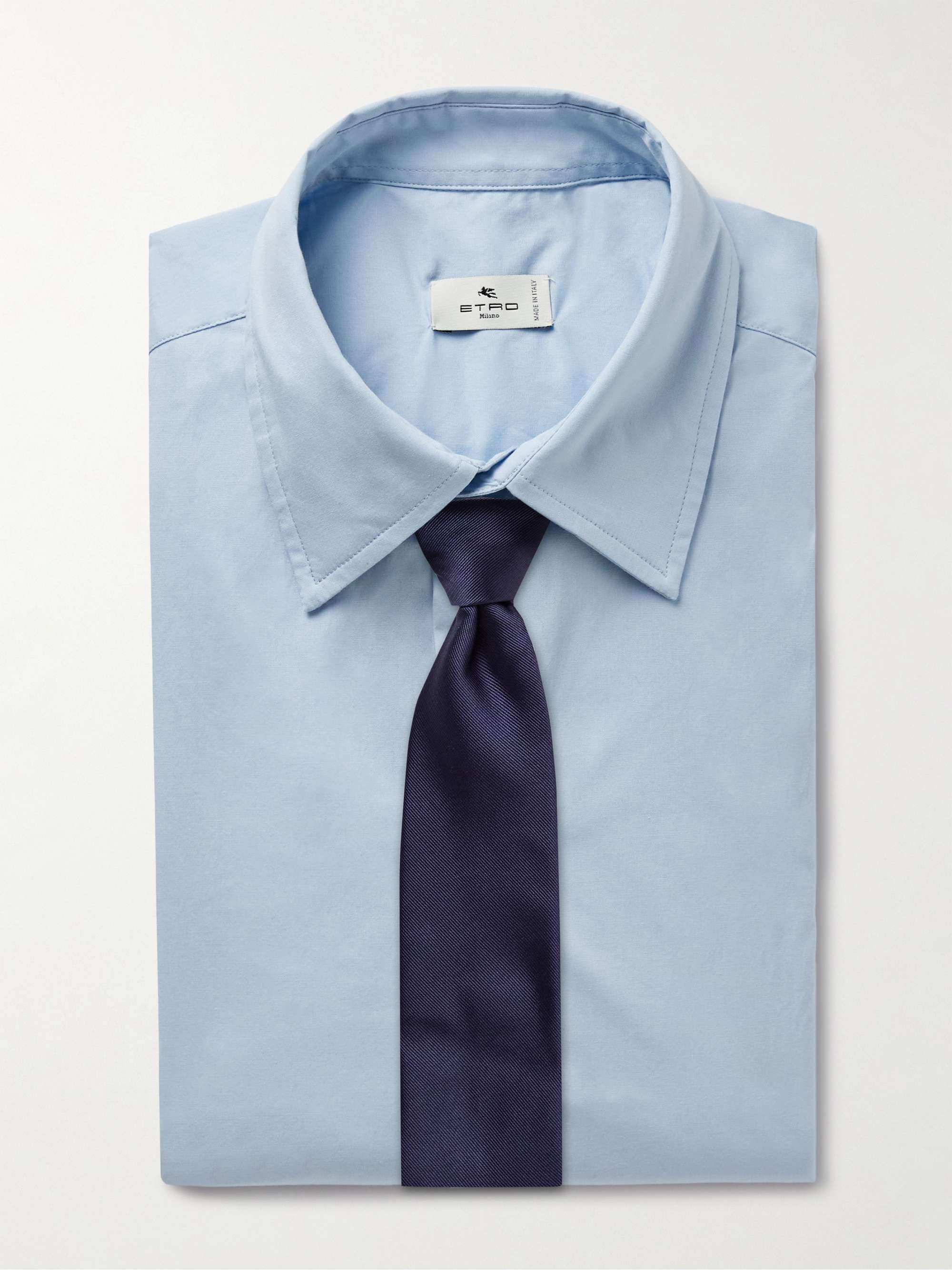ETRO Slim-Fit Stretch-Cotton Shirt