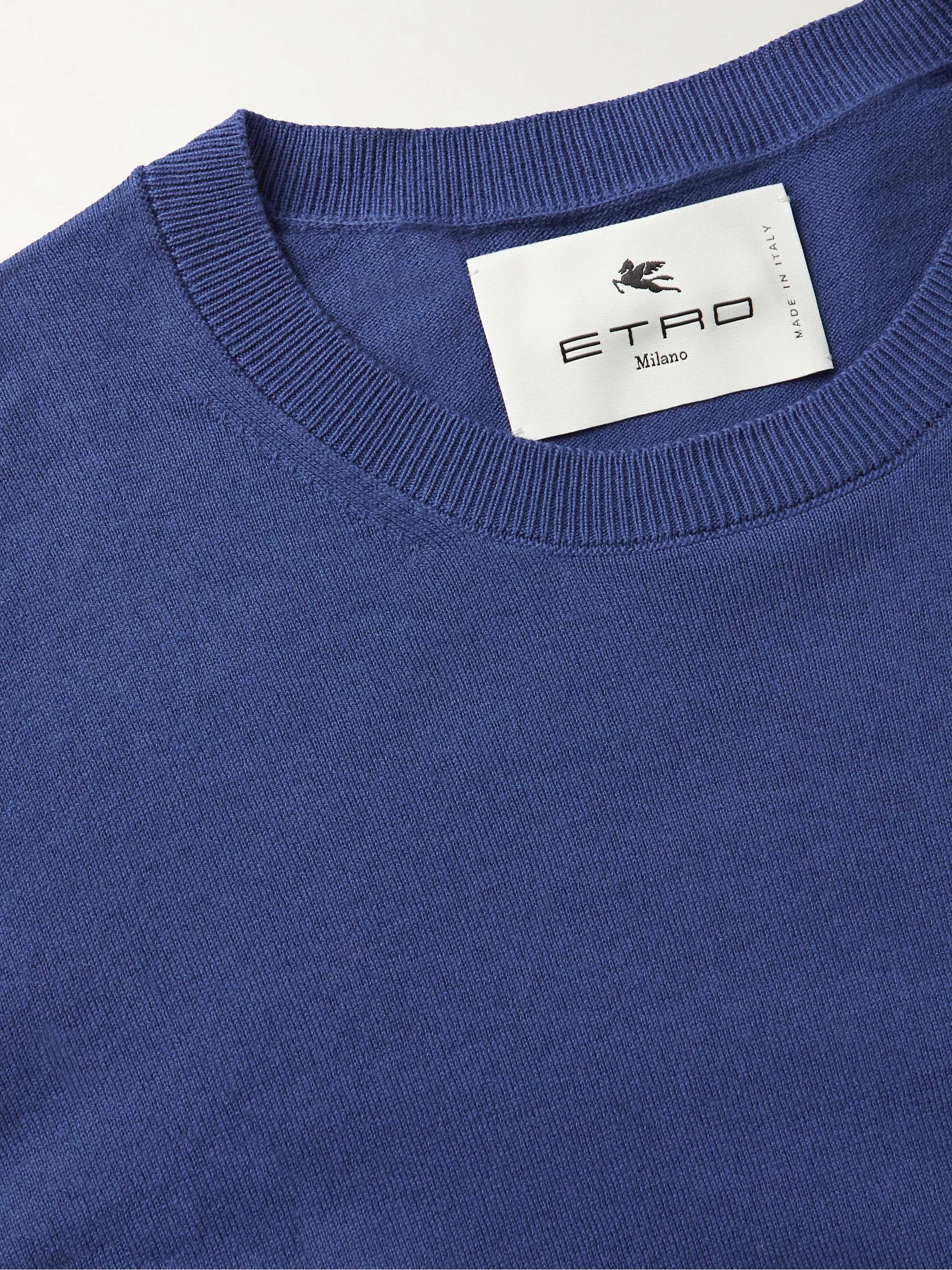 ETRO Cotton Sweater for Men | MR PORTER