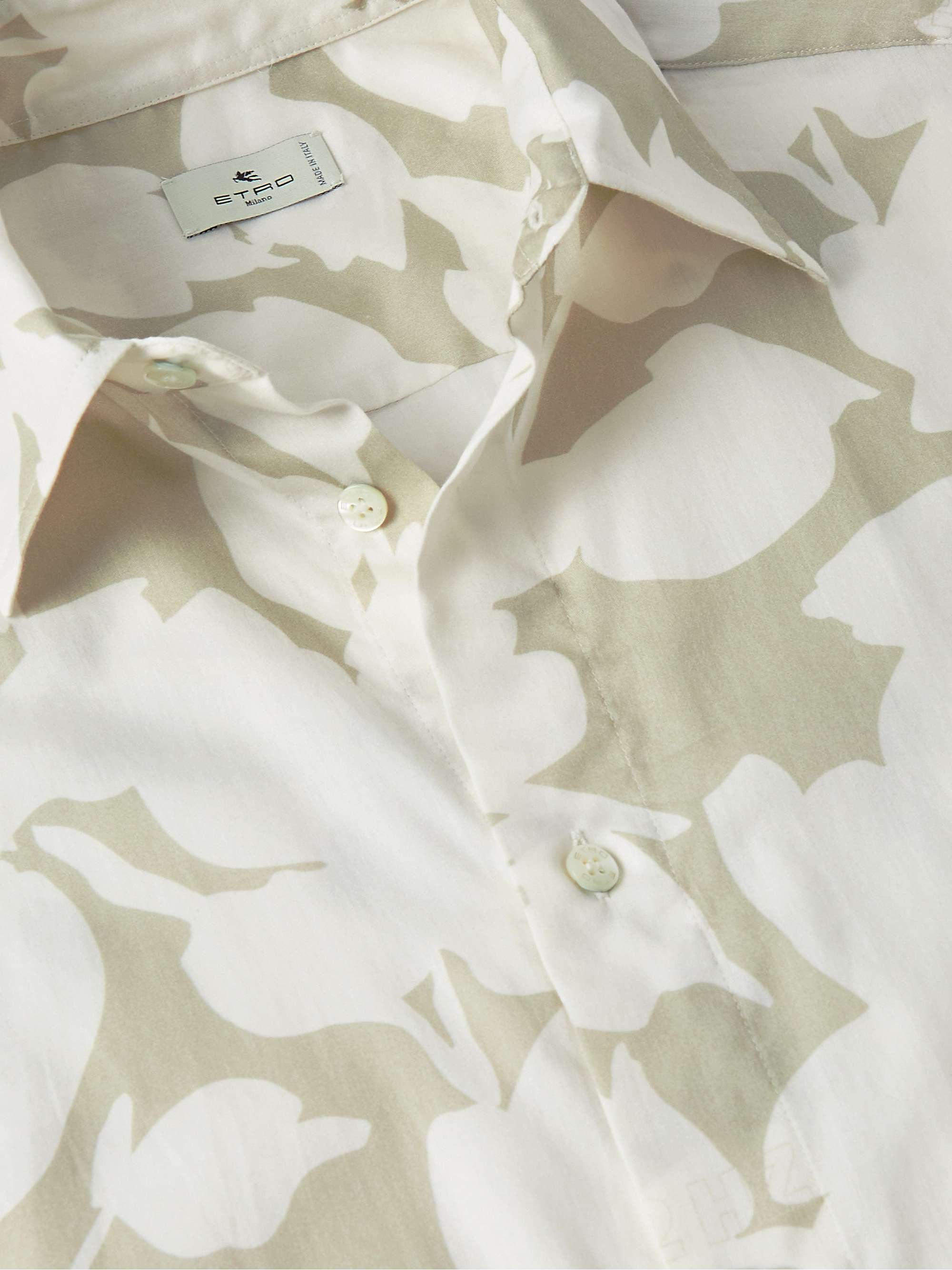 ETRO Floral-Print Cotton Shirt