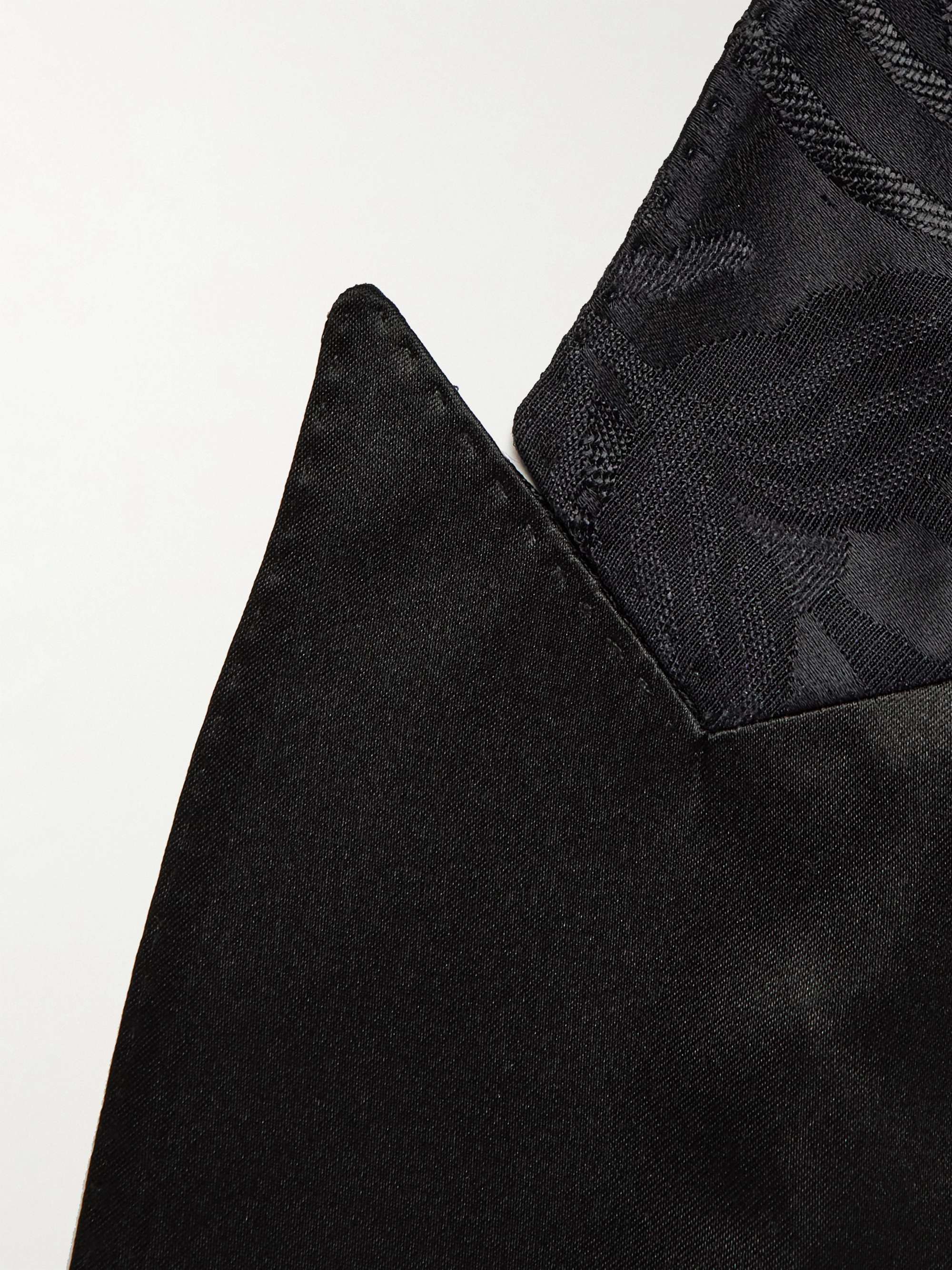 ETRO Satin-Trimmed Jacquard Tuxedo Jacket