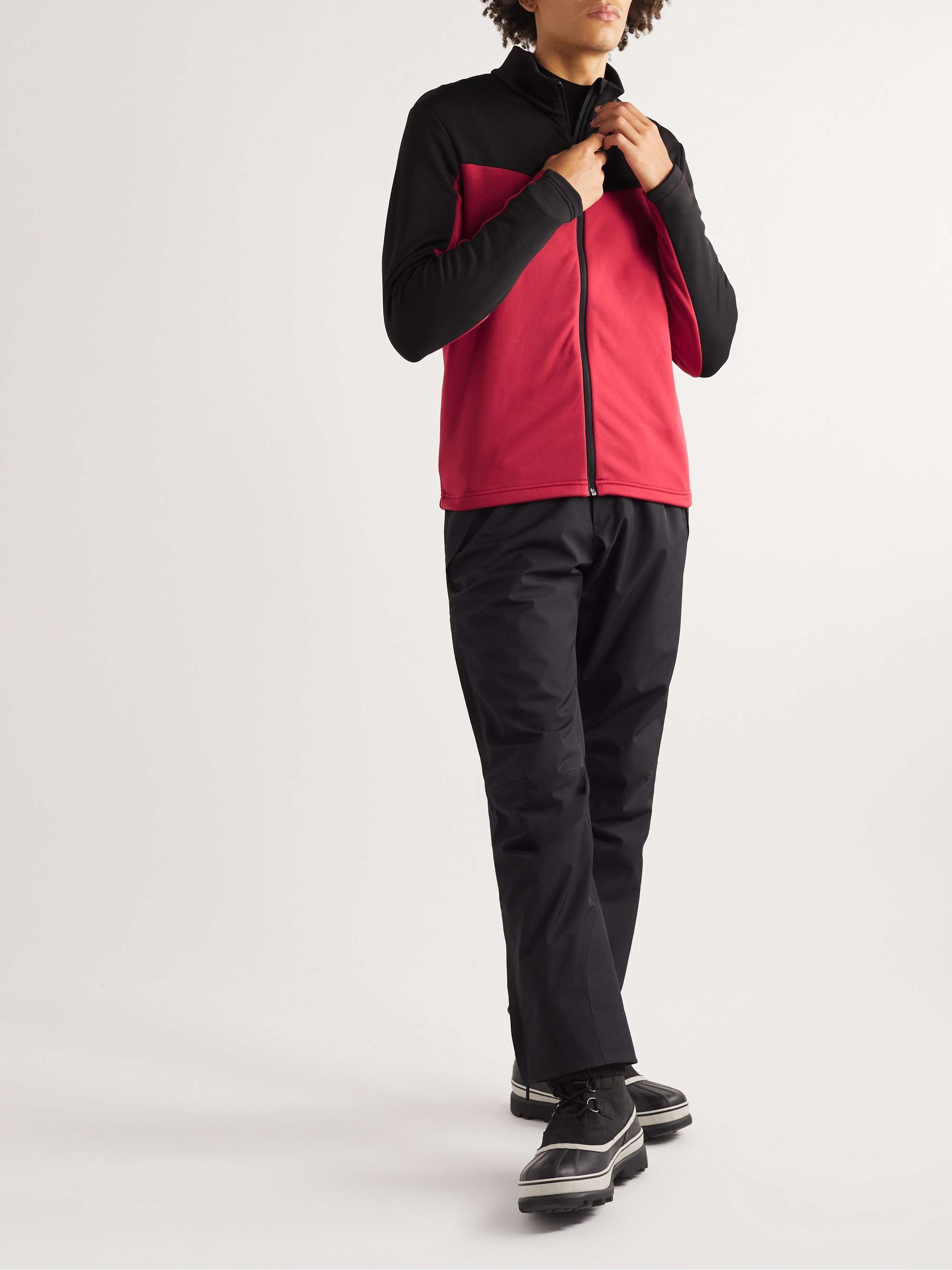 COLMAR Slim-Fit Jersey Zip-Up Ski Sweatshirt