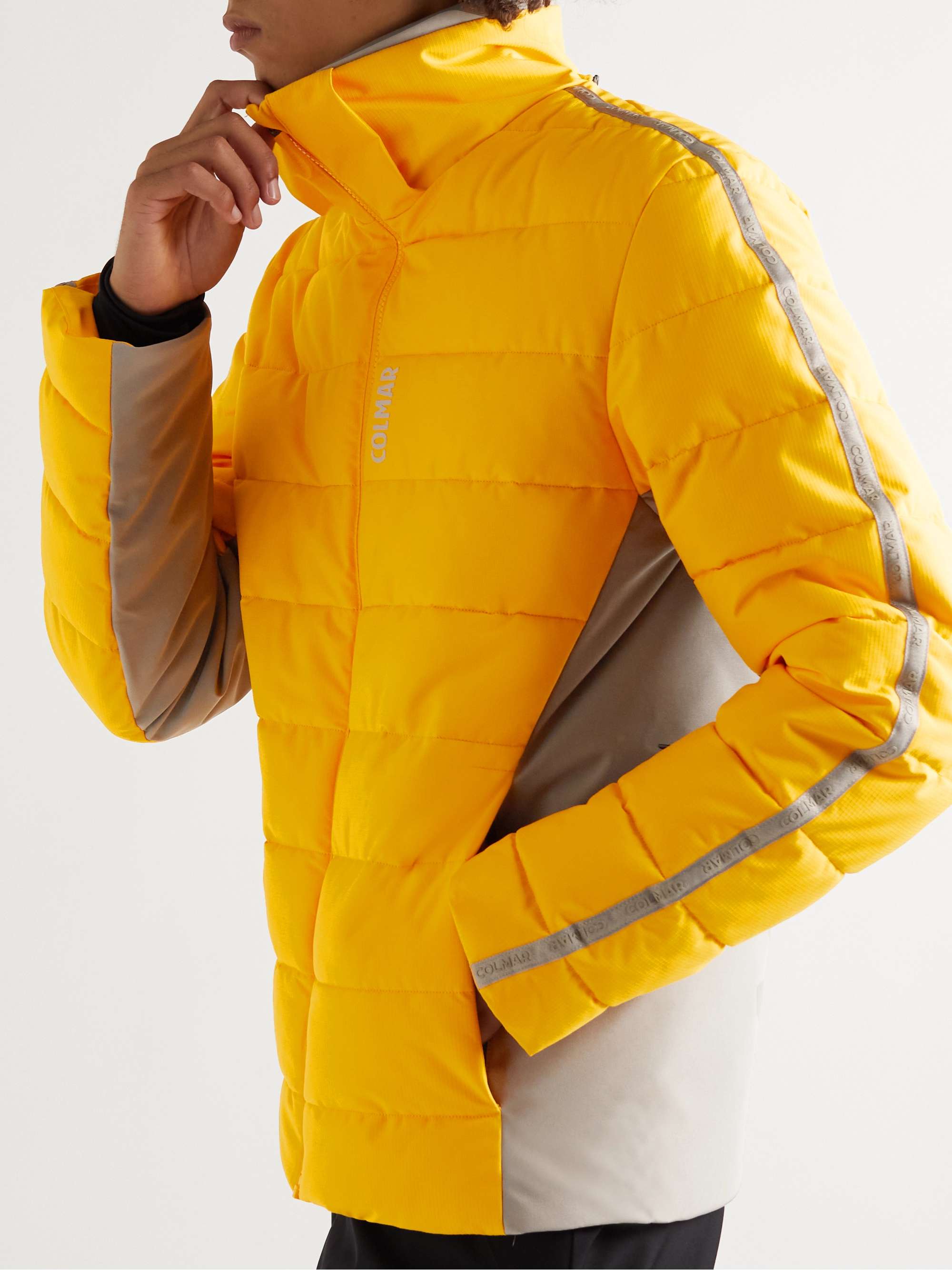 COLMAR 1395 Padded Ripstop and Shell Hooded Ski Jacket