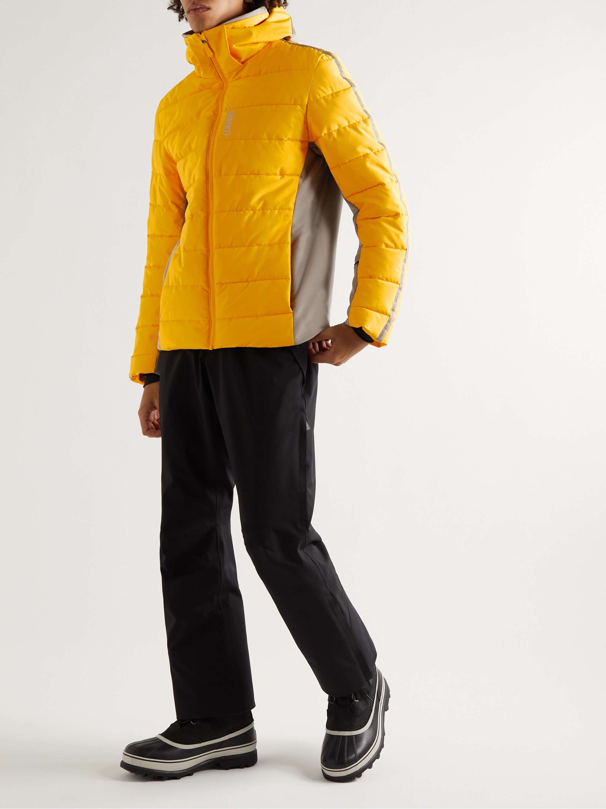 COLMAR 1395 Padded Ripstop and Shell Hooded Ski Jacket