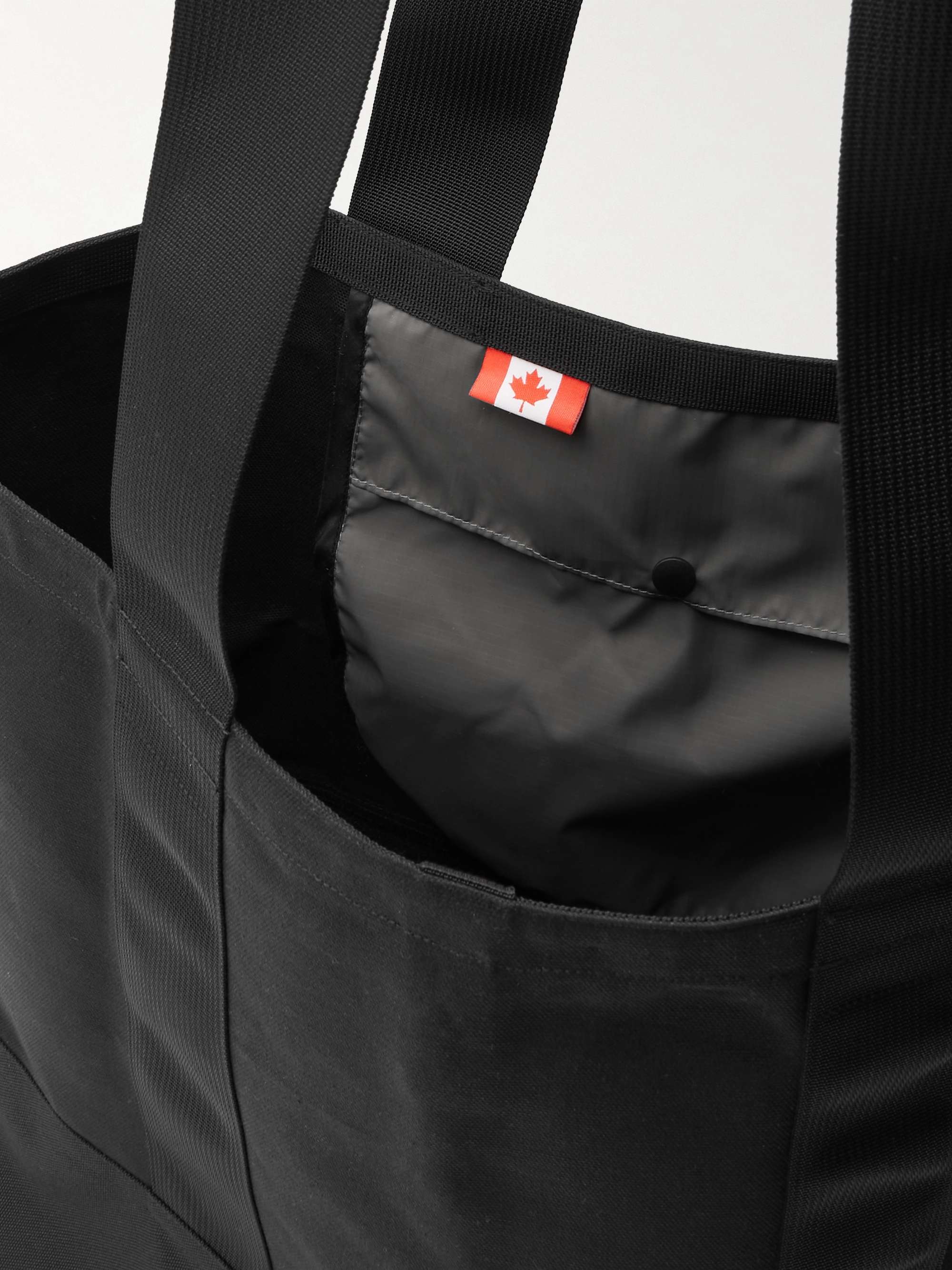 OSTRYA Crag Logo-Print Canvas Tote Bag