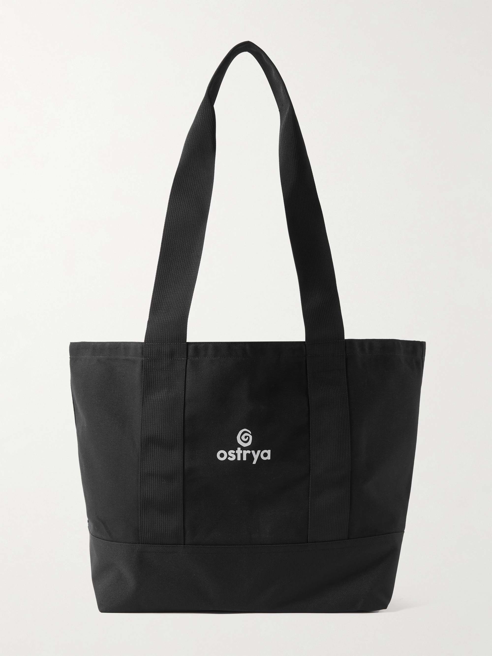 OSTRYA Crag Logo-Print Canvas Tote Bag
