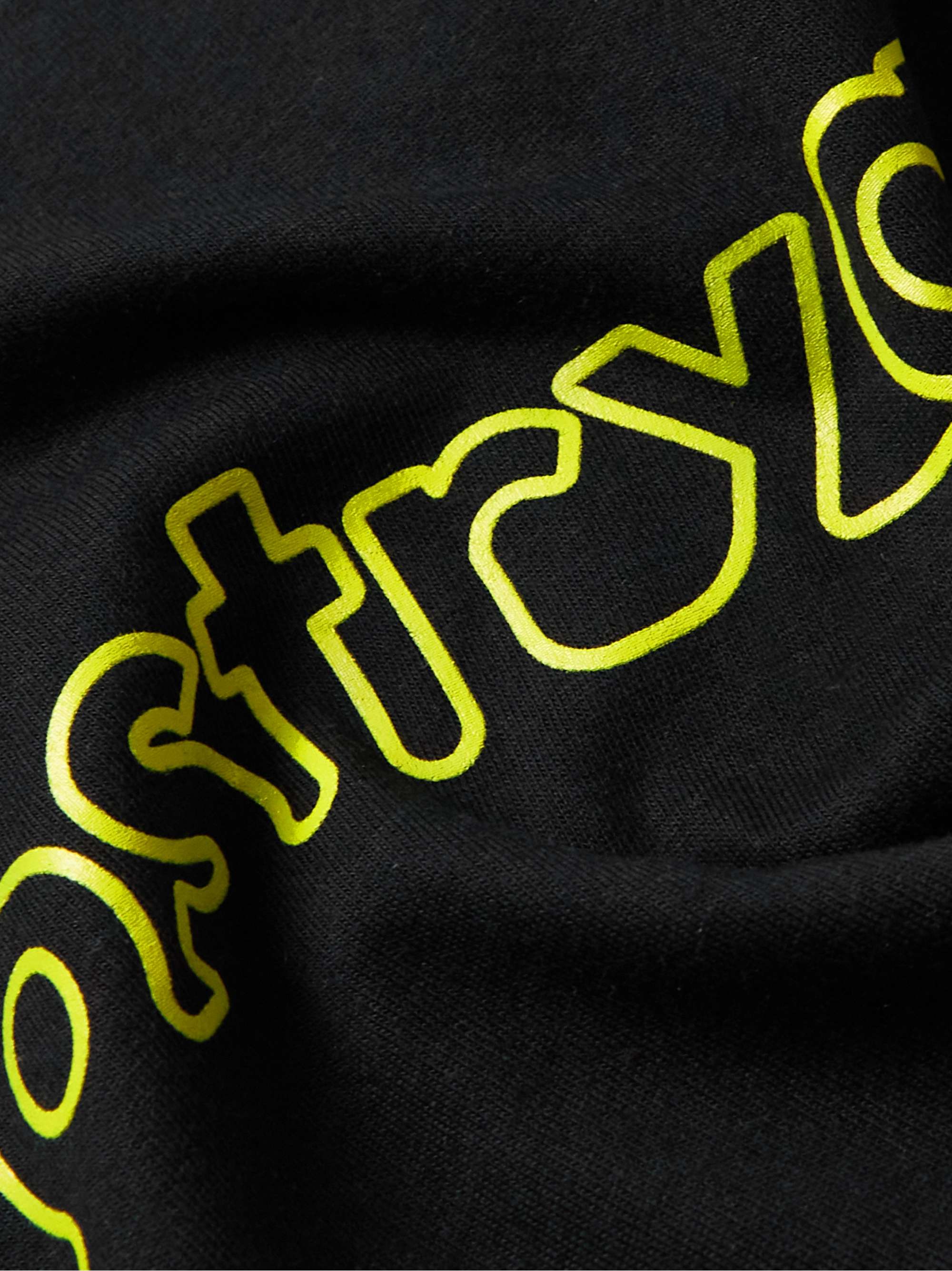OSTRYA Scripts Equi-Tee Logo-Print Cotton-Blend Jersey T-Shirt