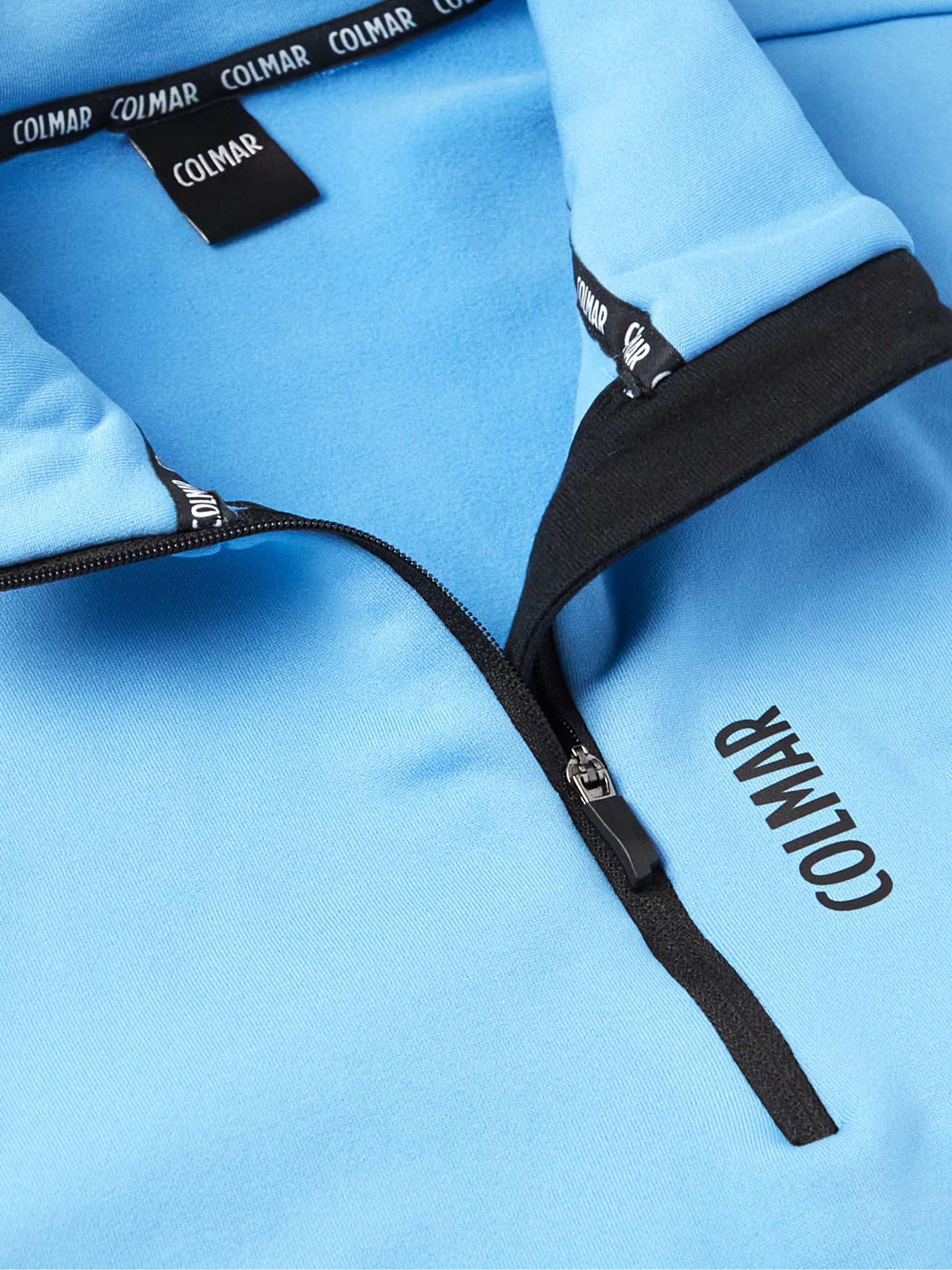 COLMAR Slim-Fit Logo-Print Jersey Half-Zip Base Layer