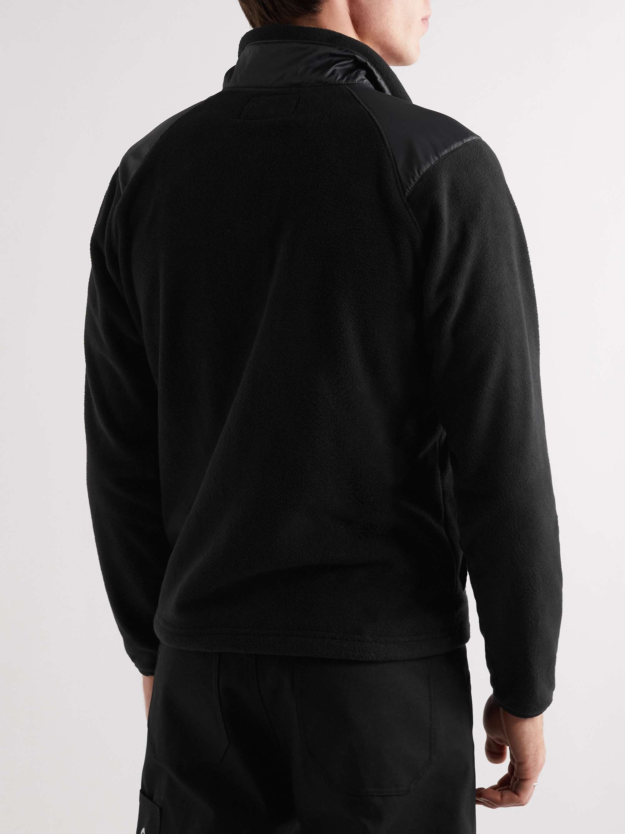OSTRYA Surplus Logo-Appliquéd Shell-Trimmed Fleece Jacket