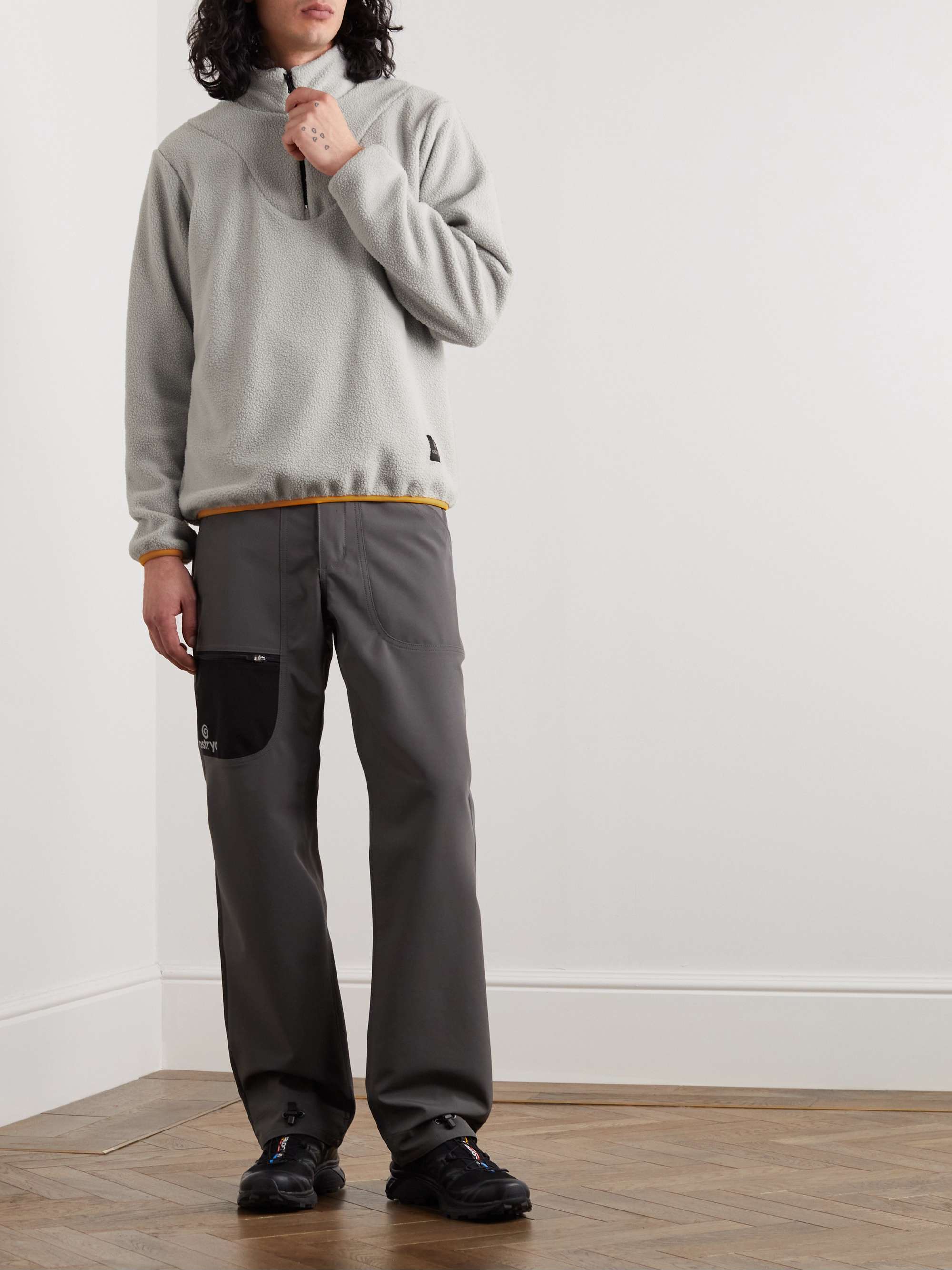 OSTRYA Bluebird fleece half-zip sweater