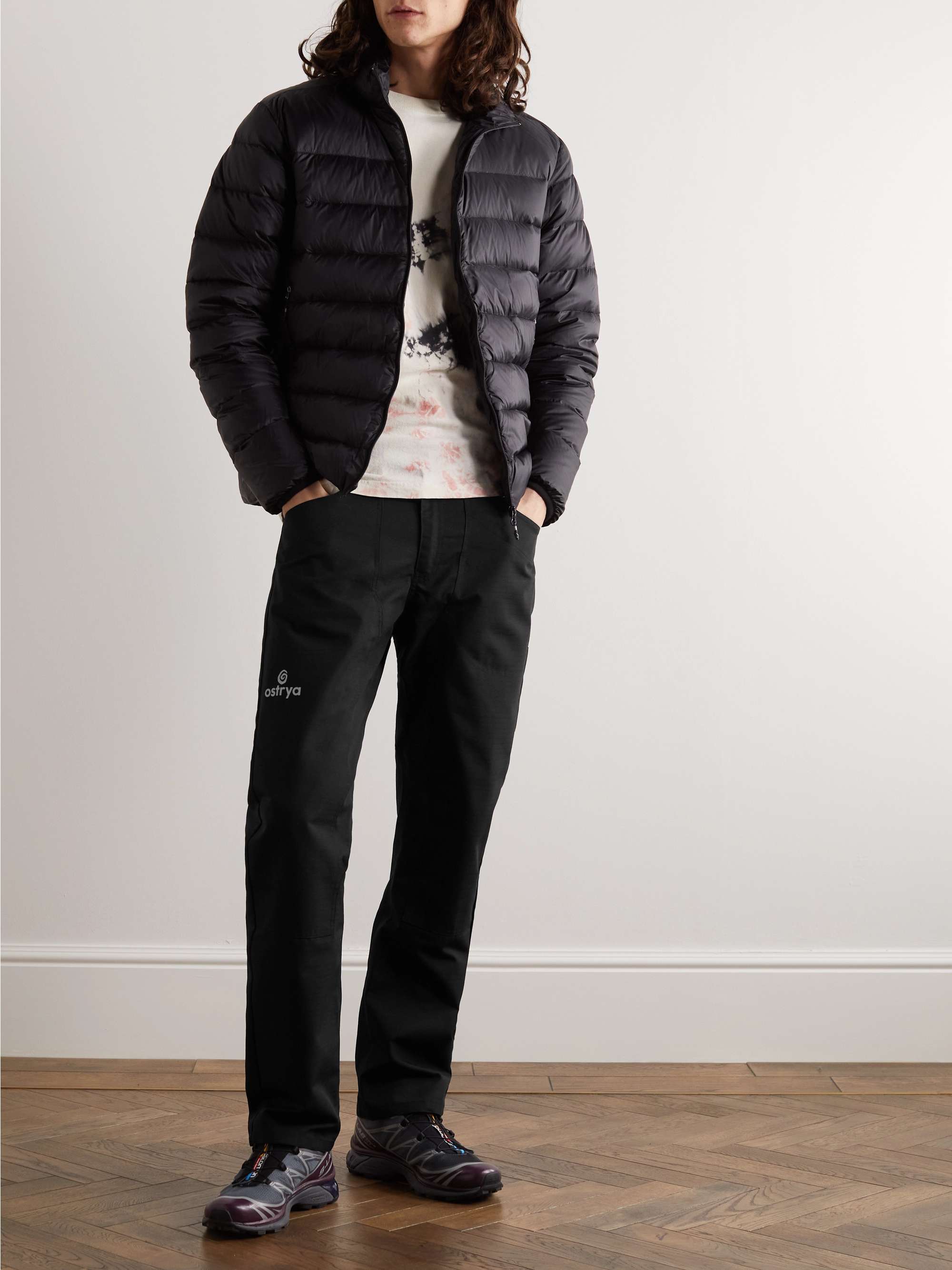 OSTRYA Hardy Logo-Printed Ripstop Trousers