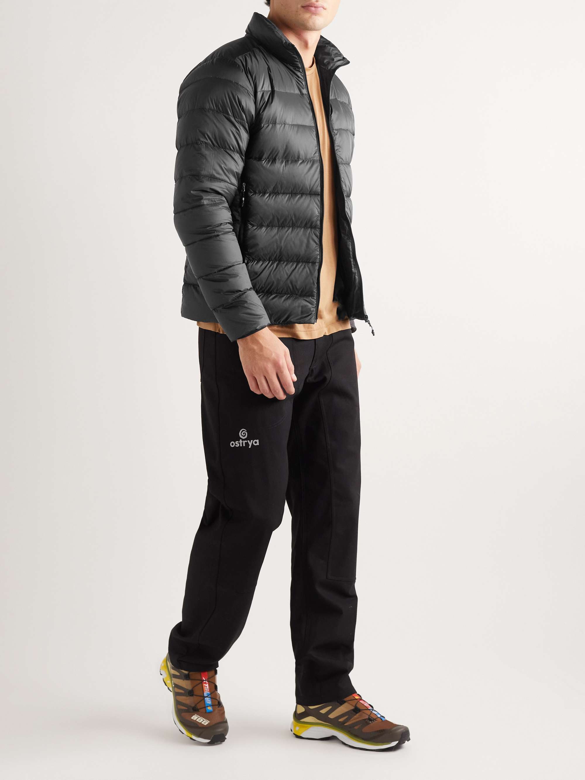 OSTRYA Torpid Logo-Appliquéd Quilted Nylon-Ripstop Down Jacket