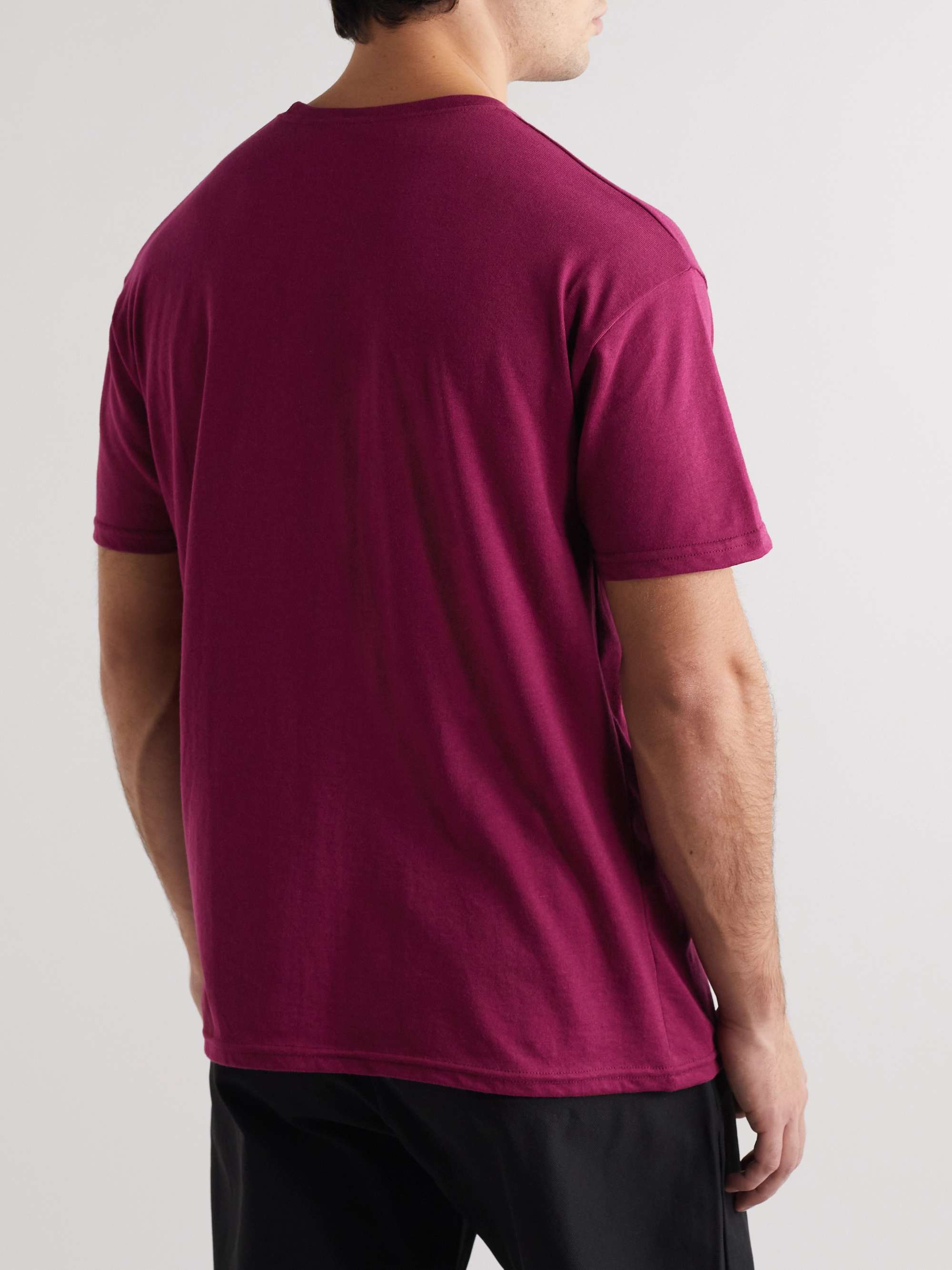 OSTRYA Alpinist Equi-Tee Logo-Print Cotton-Blend Jersey T-Shirt