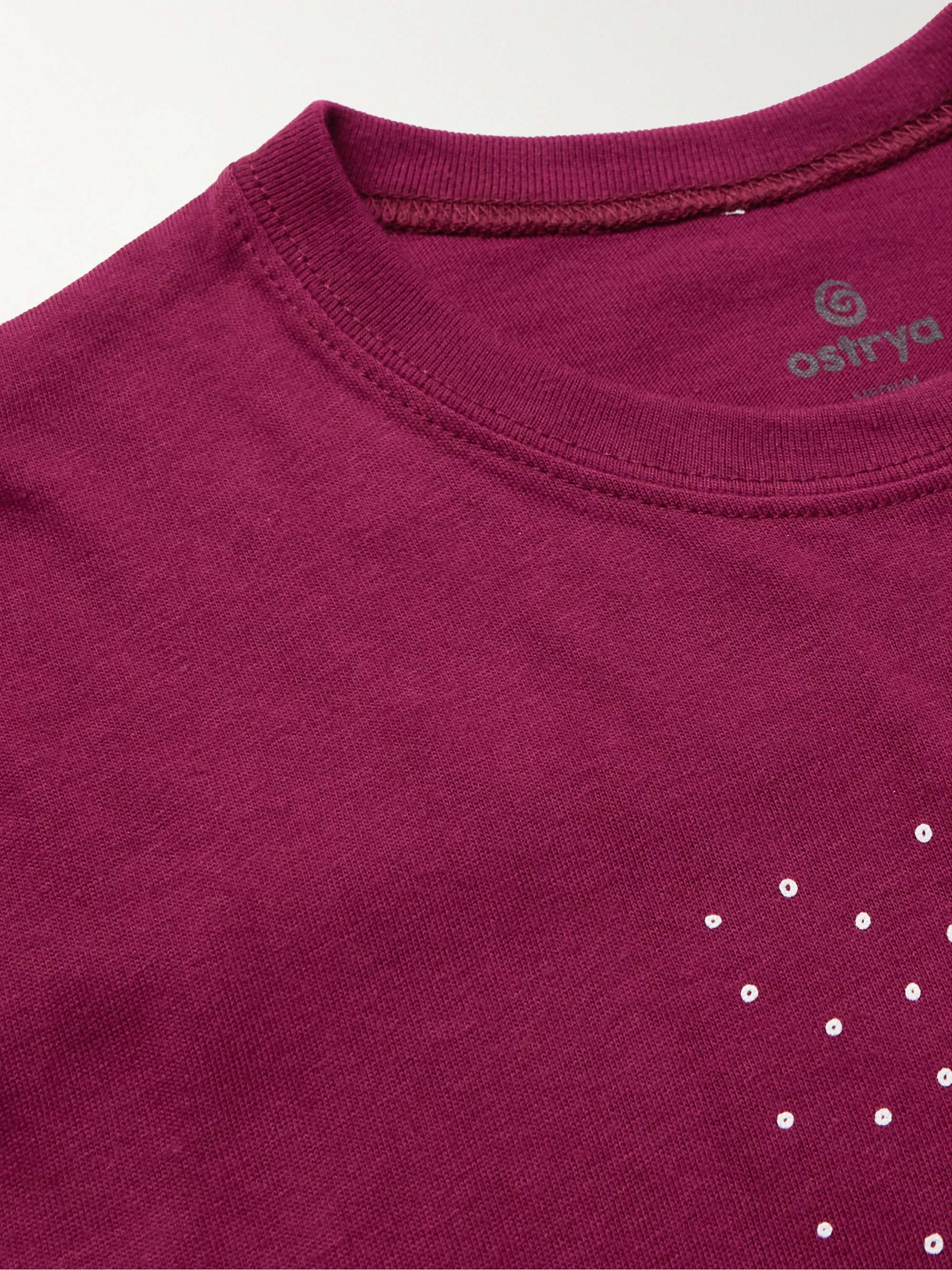 OSTRYA Alpinist Equi-Tee Logo-Print Cotton-Blend Jersey T-Shirt