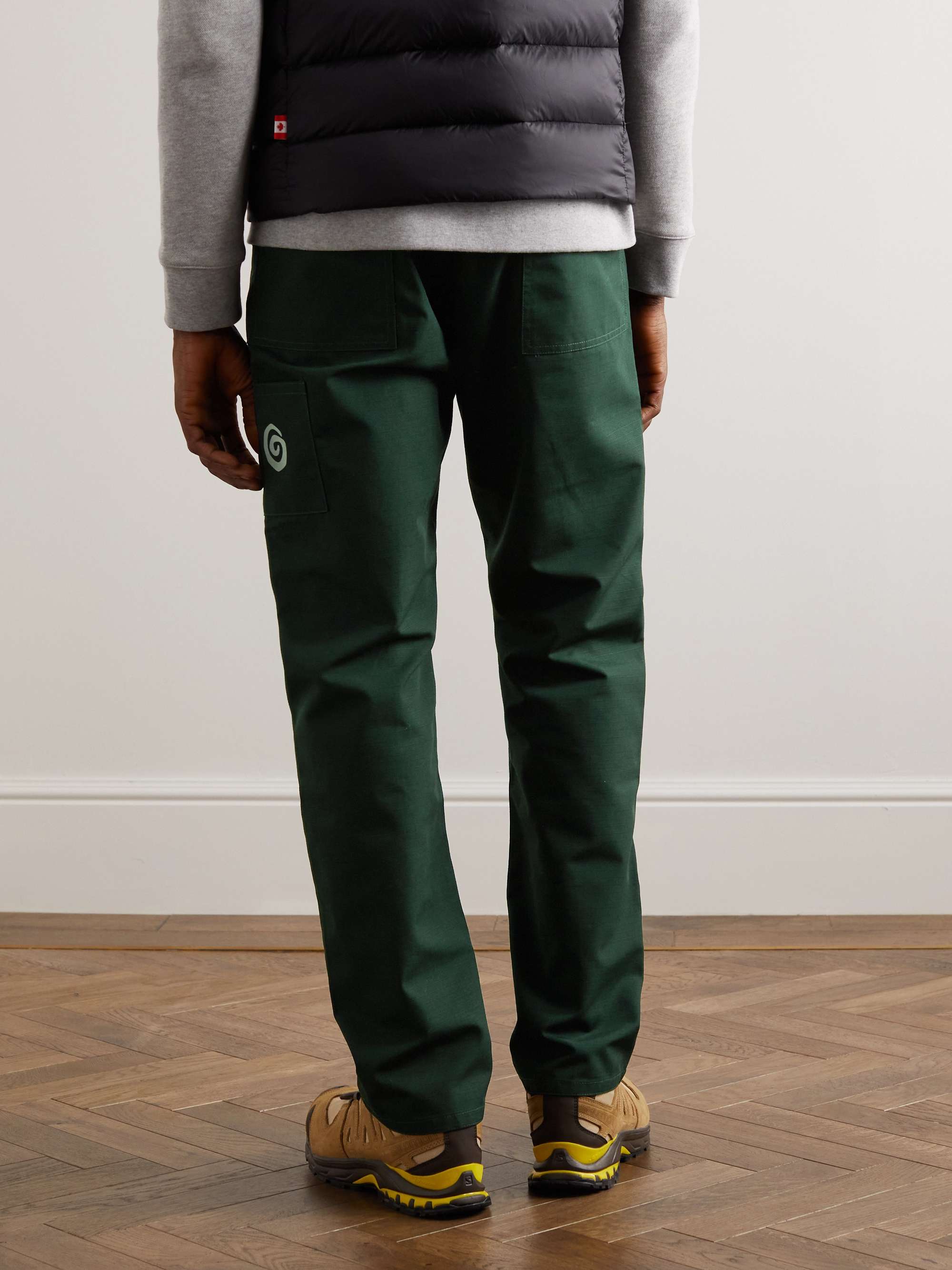 OSTRYA Hardy Logo-Printed Ripstop Trousers