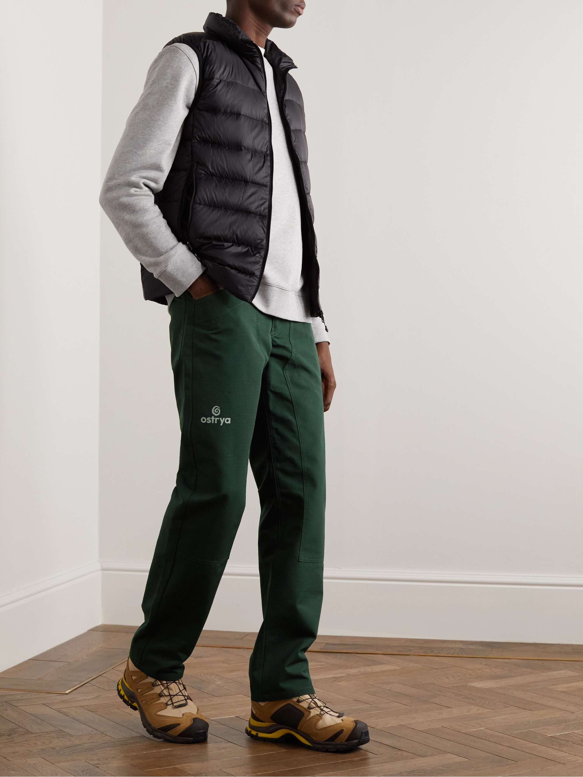 OSTRYA Hardy Logo-Printed Ripstop Trousers