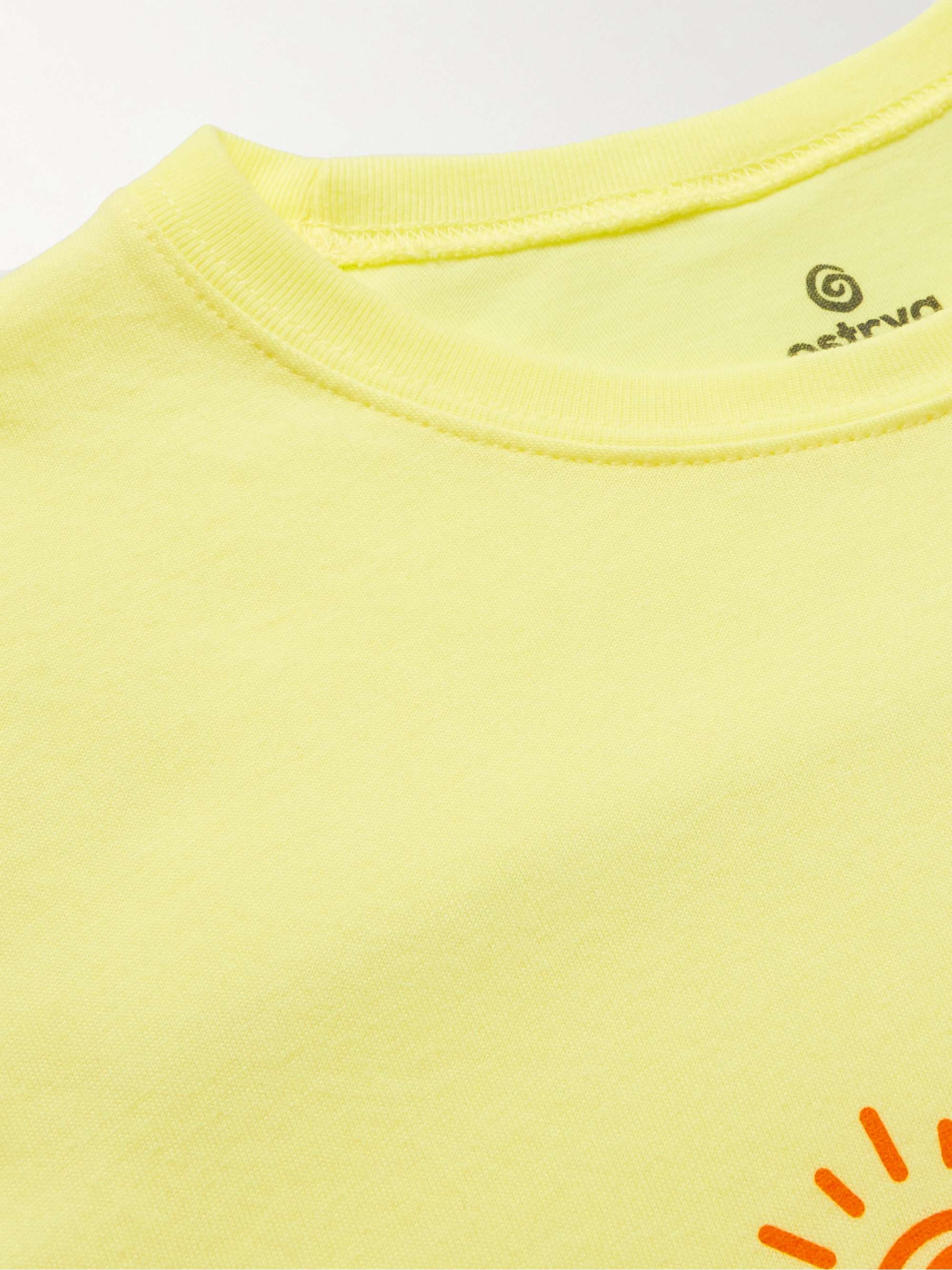 OSTRYA Sunrise Equi-Tee Logo-Print Cotton-Blend Jersey T-Shirt